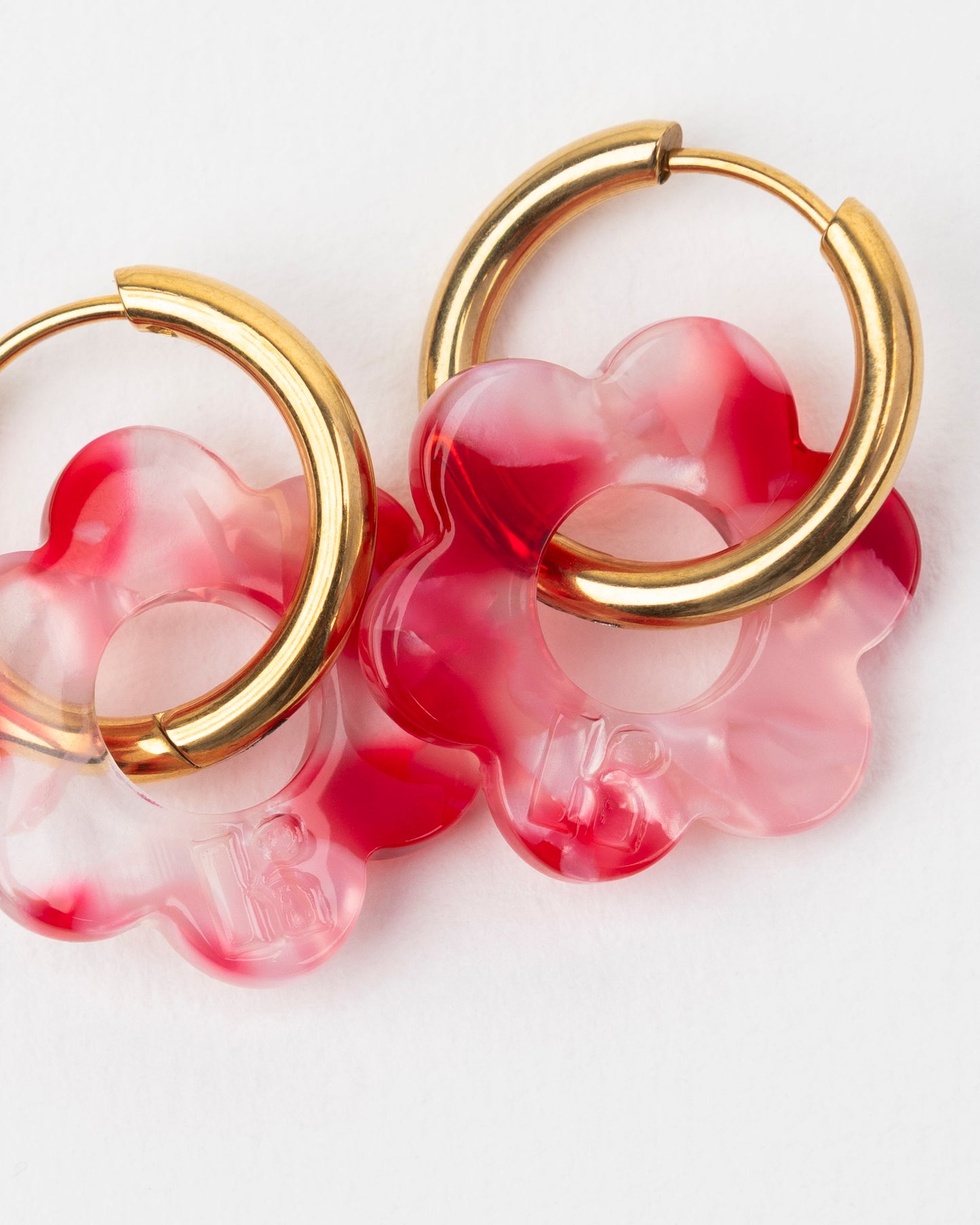 Boucles d'oreilles BABY FLEURETTE - Rouge -