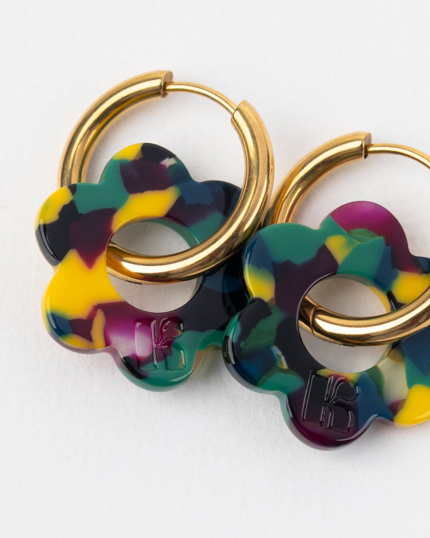 Boucles d'oreilles BABY FLEURETTE - Camo -