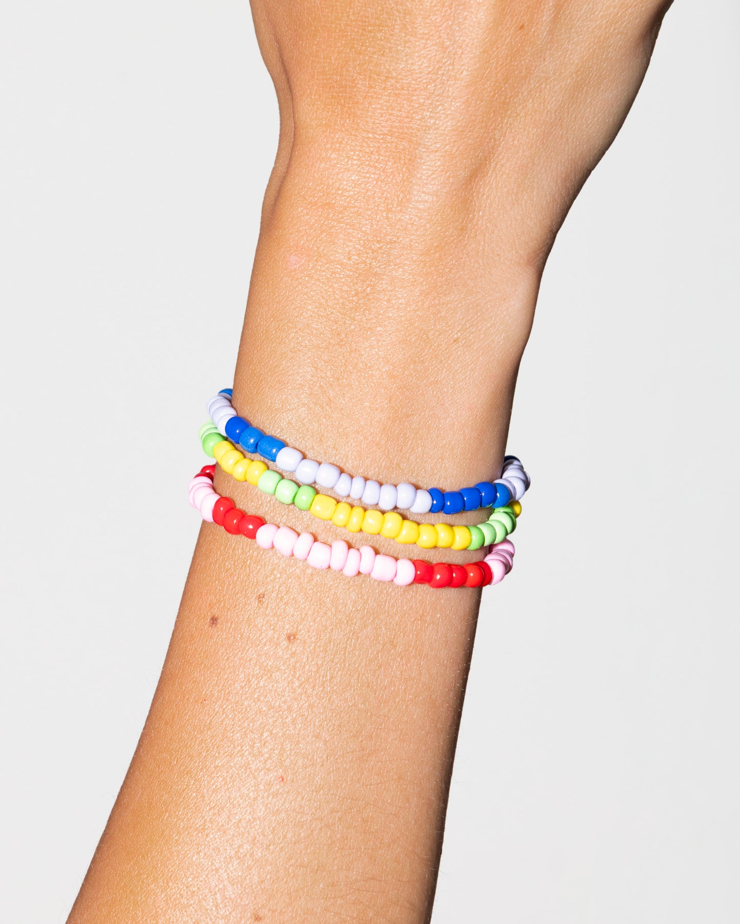 BRACELET - SALT AND PEARLS - Rose et rouge - DROP #4