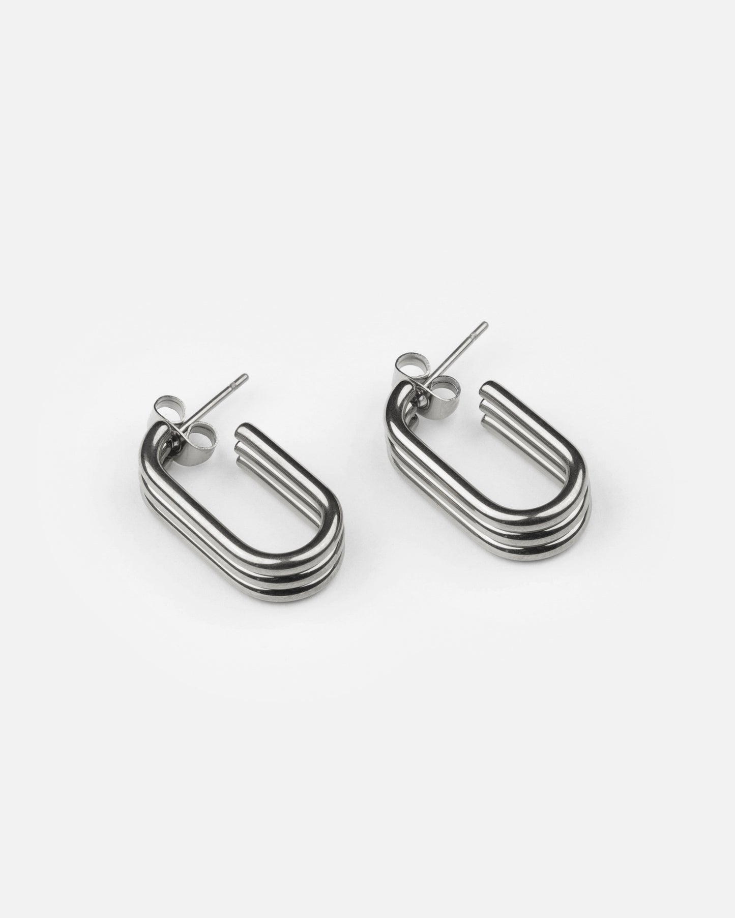 Boucles d'oreilles RAYON - Argenté -