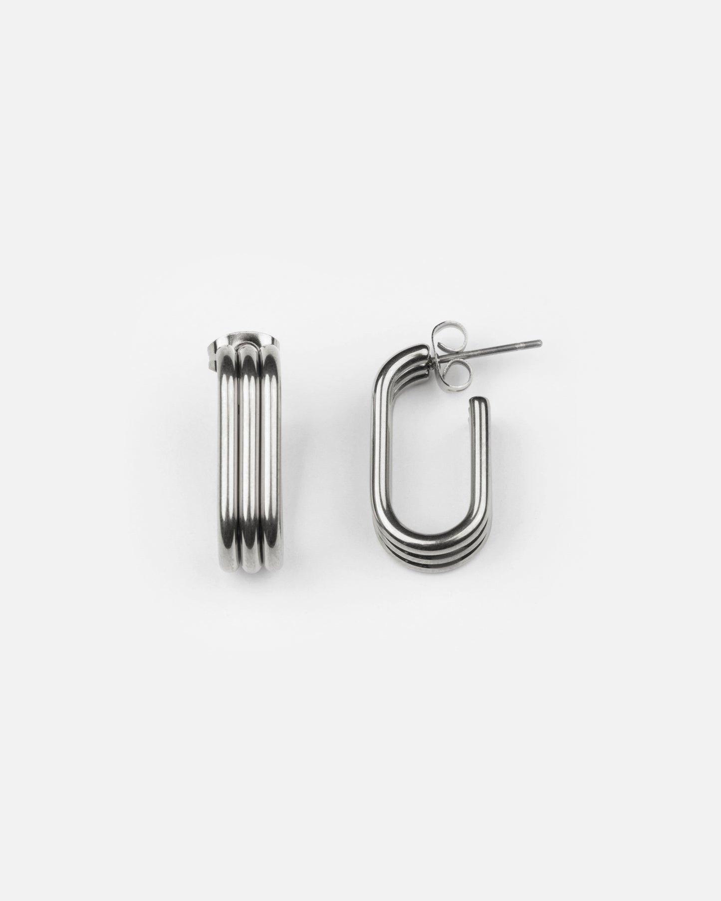 Boucles d'oreilles RAYON - Argenté -