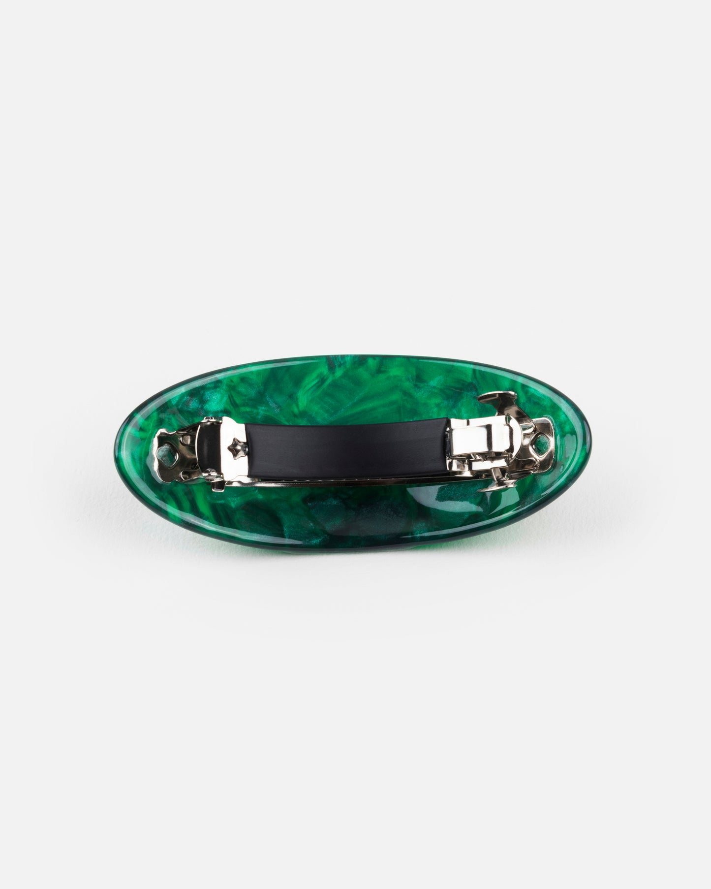BARRETTE Ovale - VERTE -