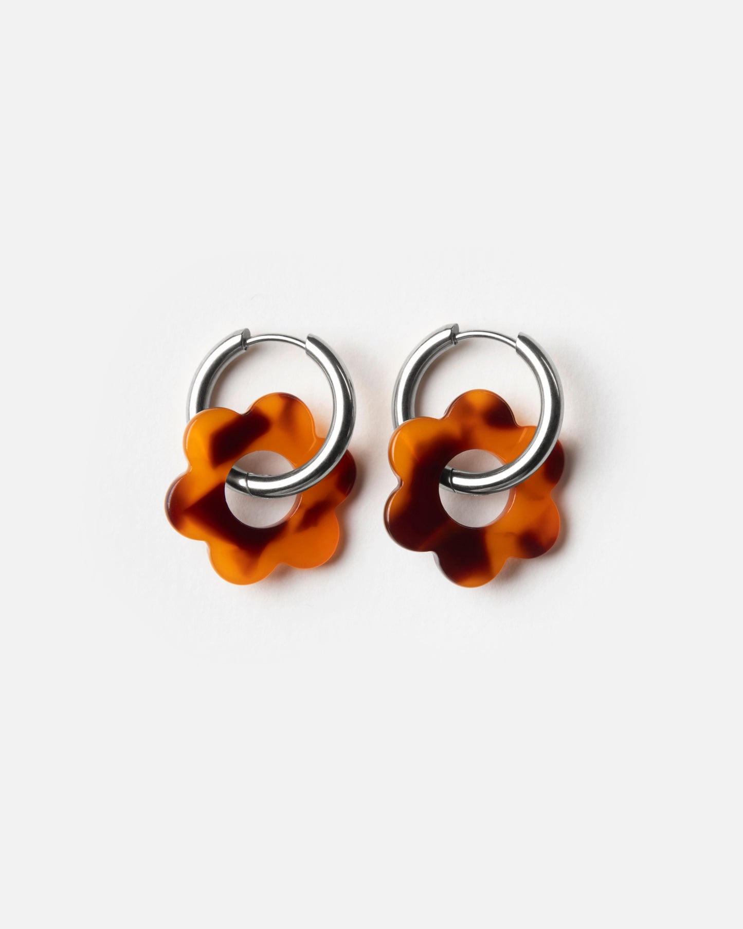 Boucles d'oreilles BABY FLEURETTE - Fauve -