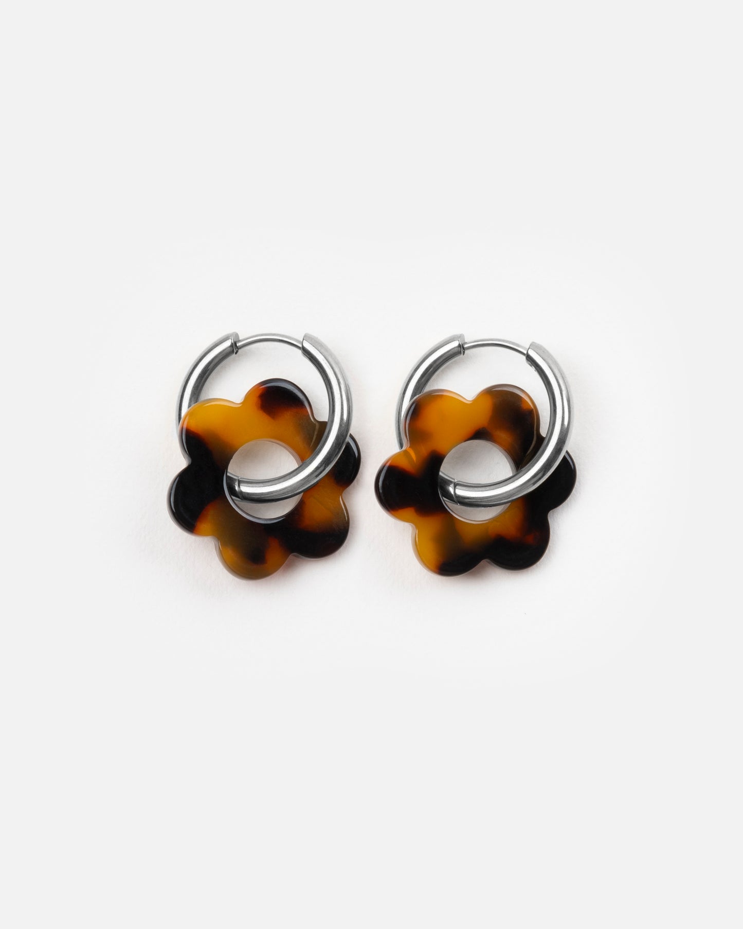 Boucles d'oreilles BABY FLEURETTE - Écaille -