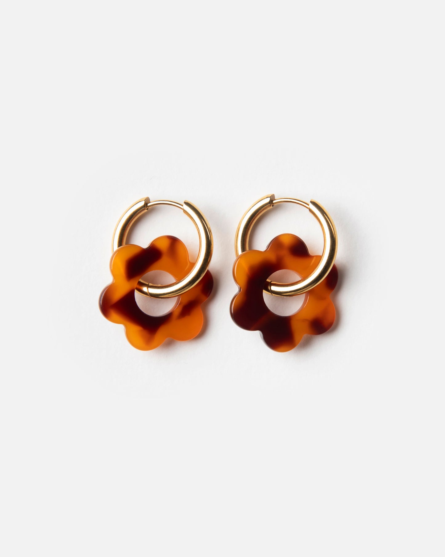 Boucles d'oreilles BABY FLEURETTE - Fauve -