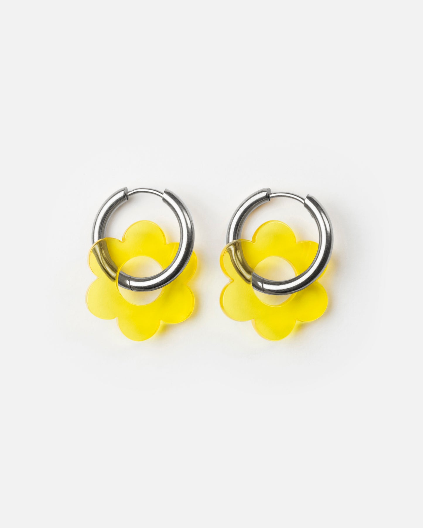 Boucles d'oreilles BABY FLEURETTE - Jaune -