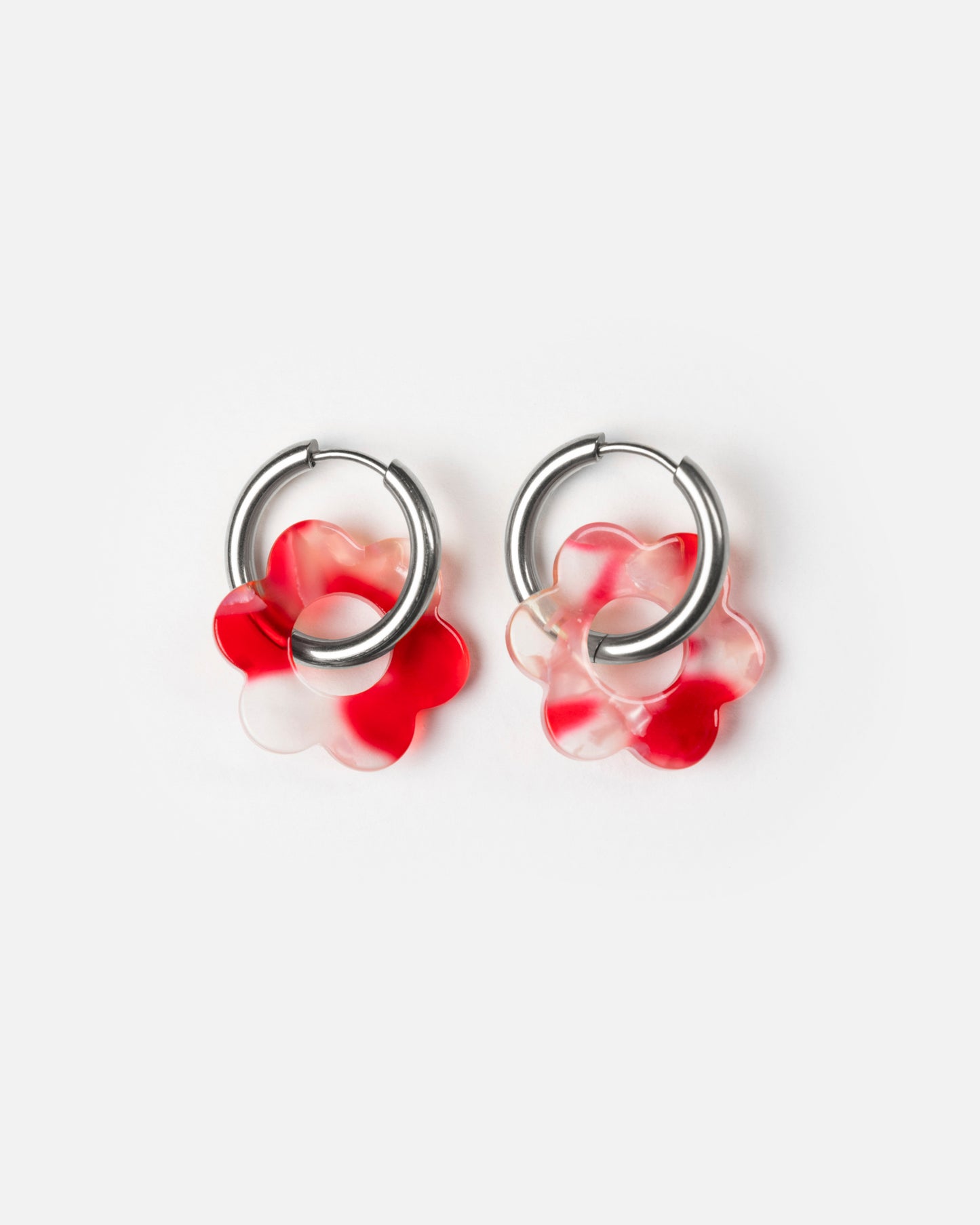 Boucles d'oreilles BABY FLEURETTE - Rouge -