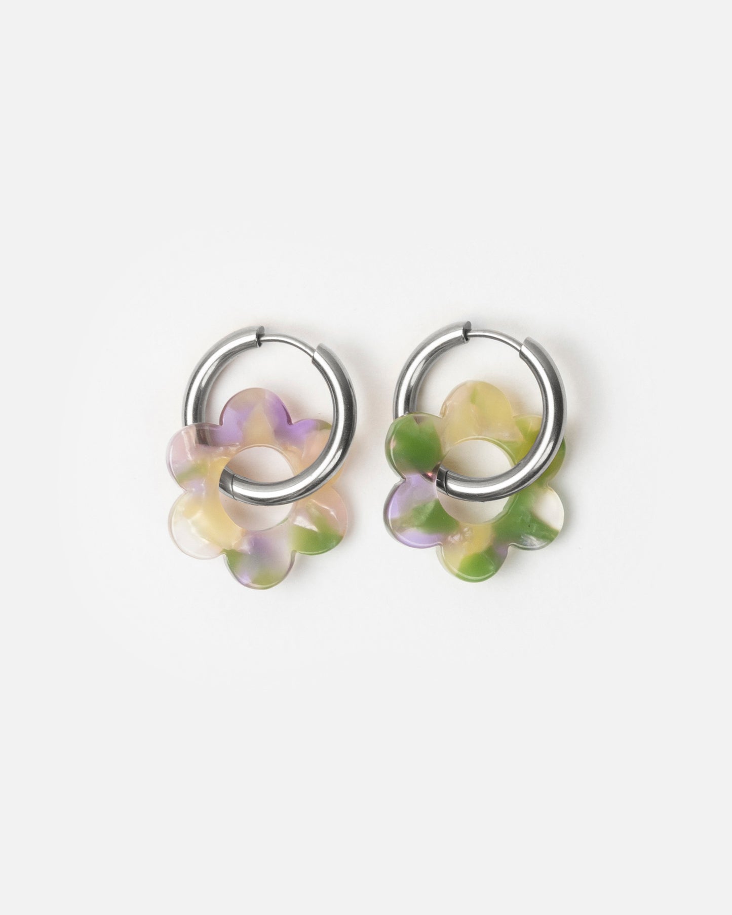 DUO BABY FLEURETTE Green and Lavender