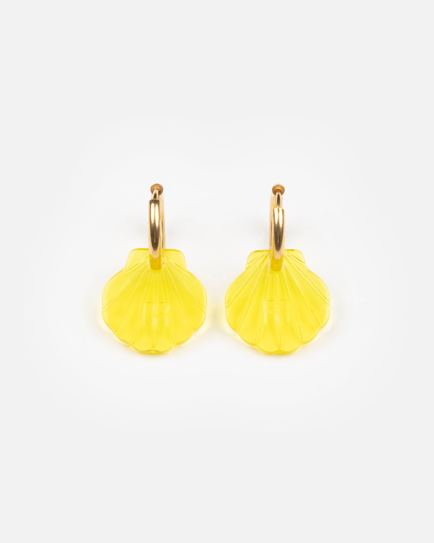 Boucles d'oreilles BABY MERMAID - Jaune -