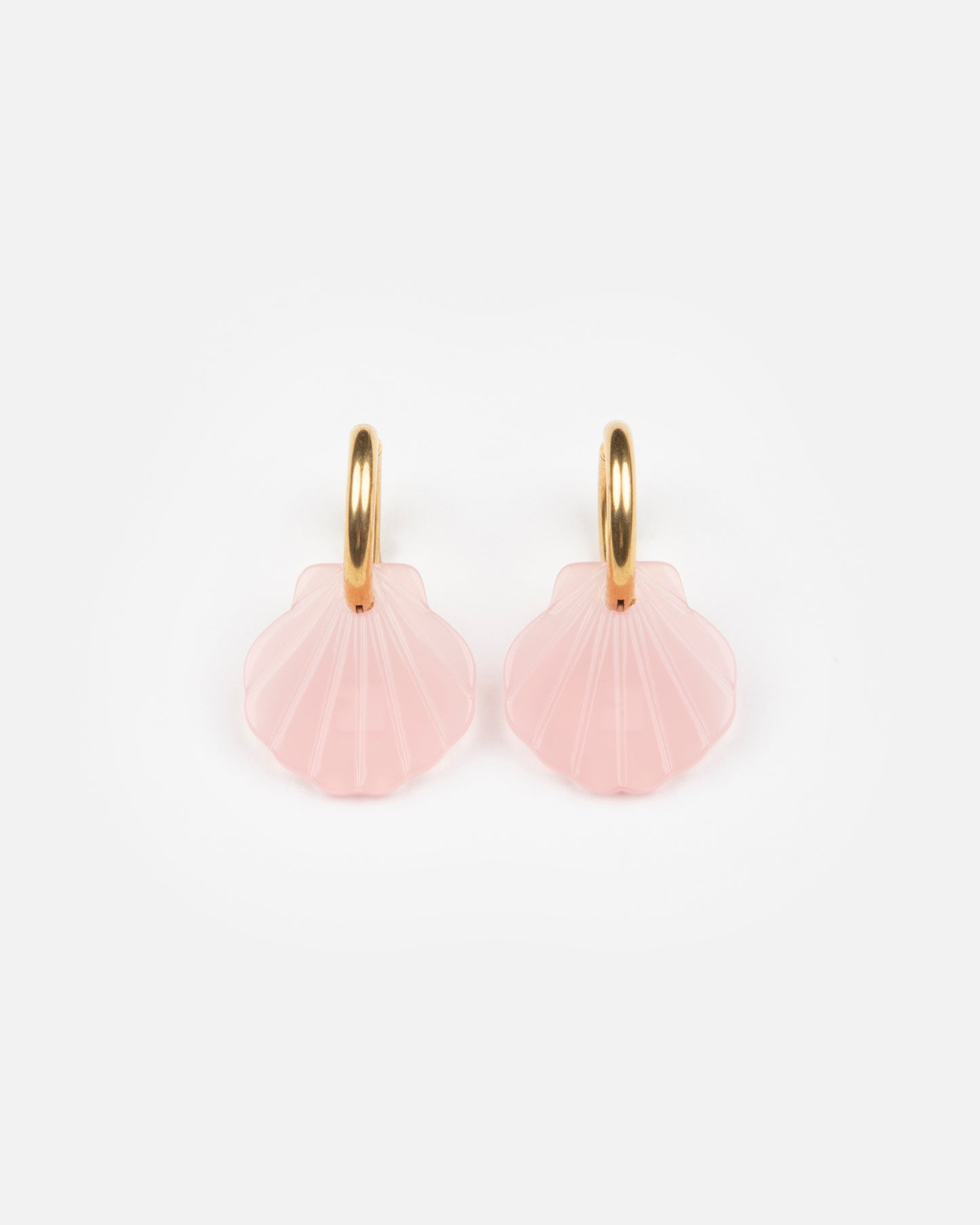 Boucles d'oreilles BABY MERMAID - Rose pâle -