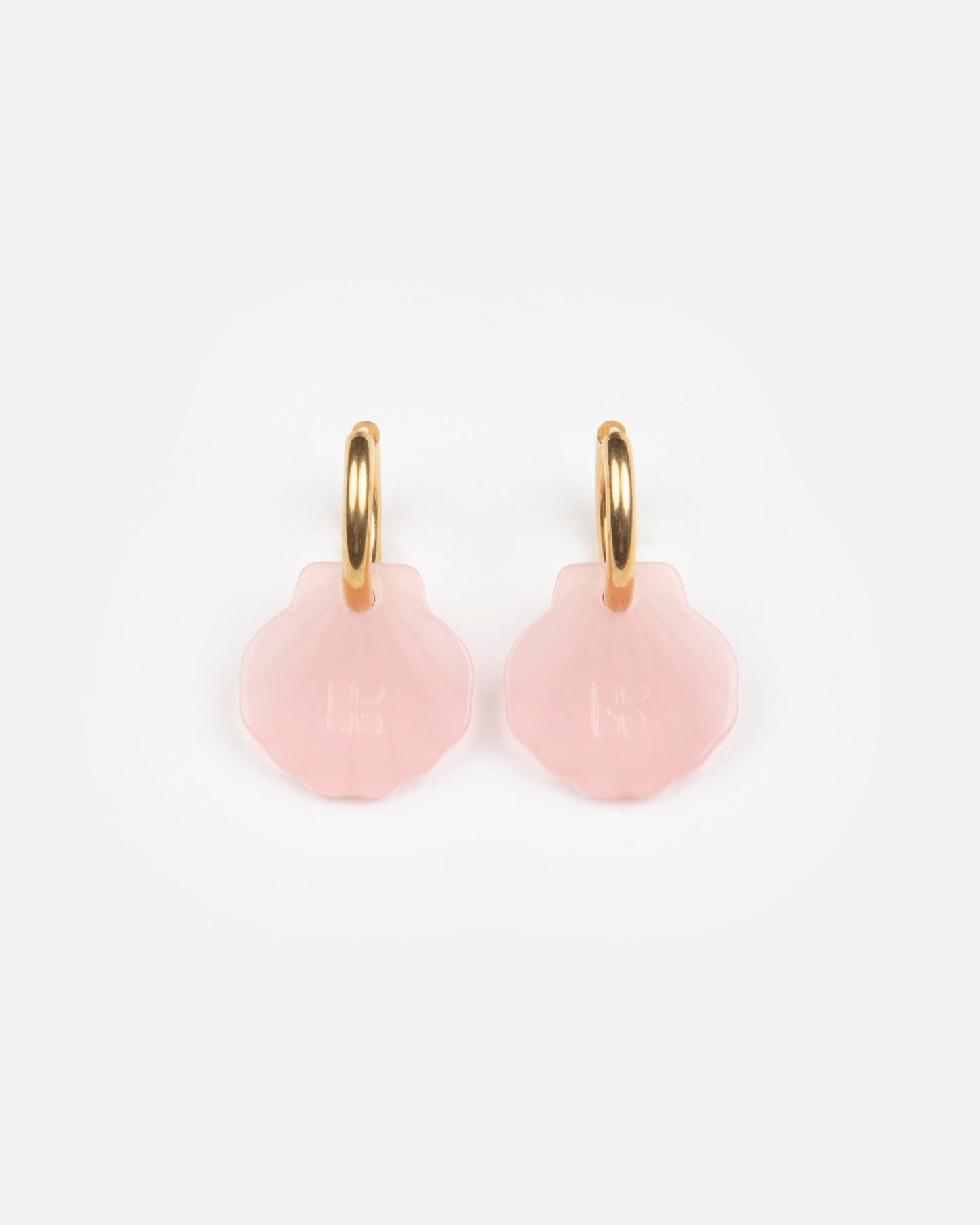 Boucles d'oreilles BABY MERMAID - Rose pâle -