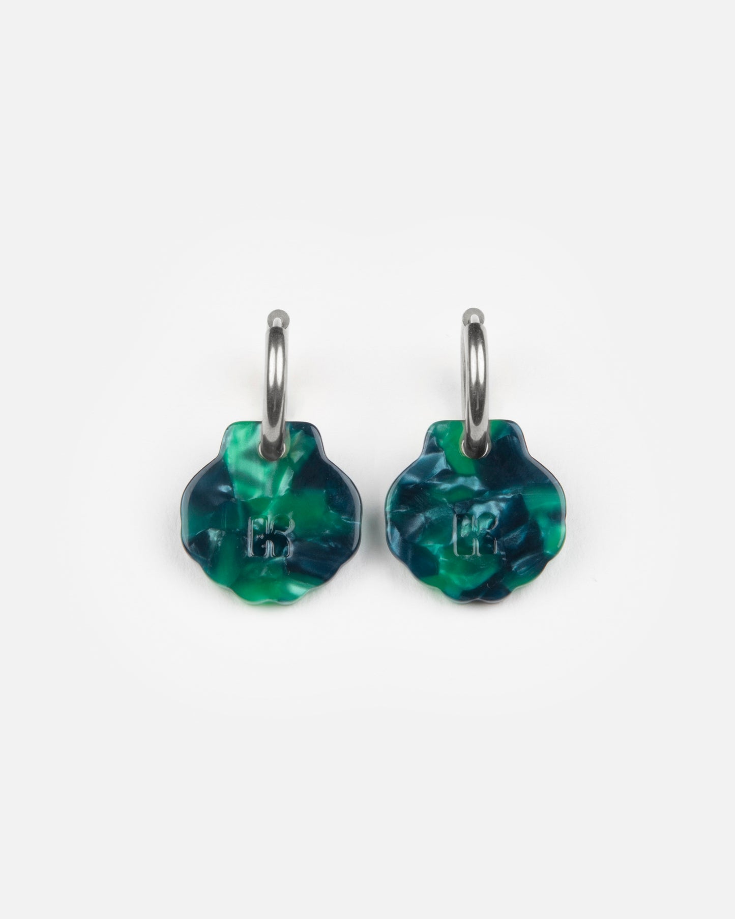 Boucles d'oreilles BABY MERMAID - Vertes -