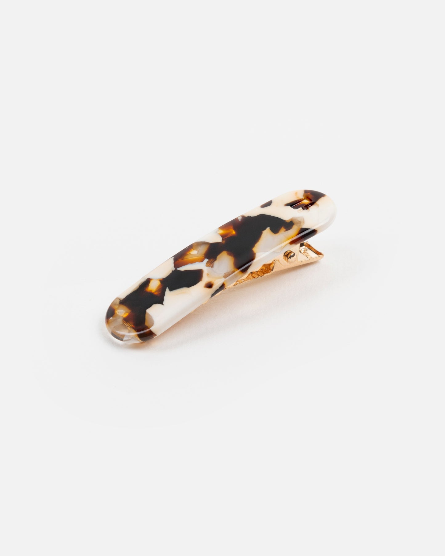 Barrette ARRONDIE - Latte -