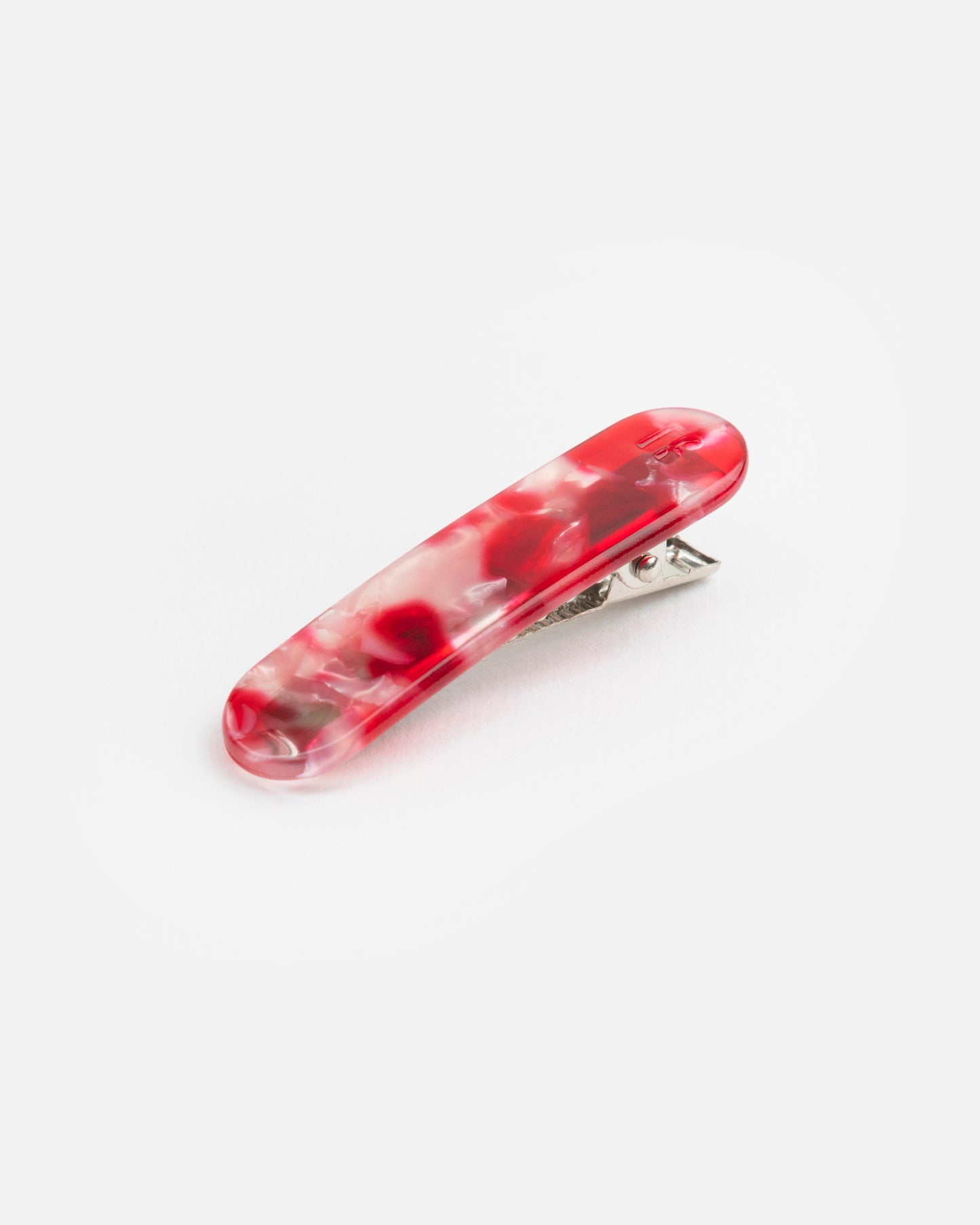 Barrette ARRONDIE - Rouge -
