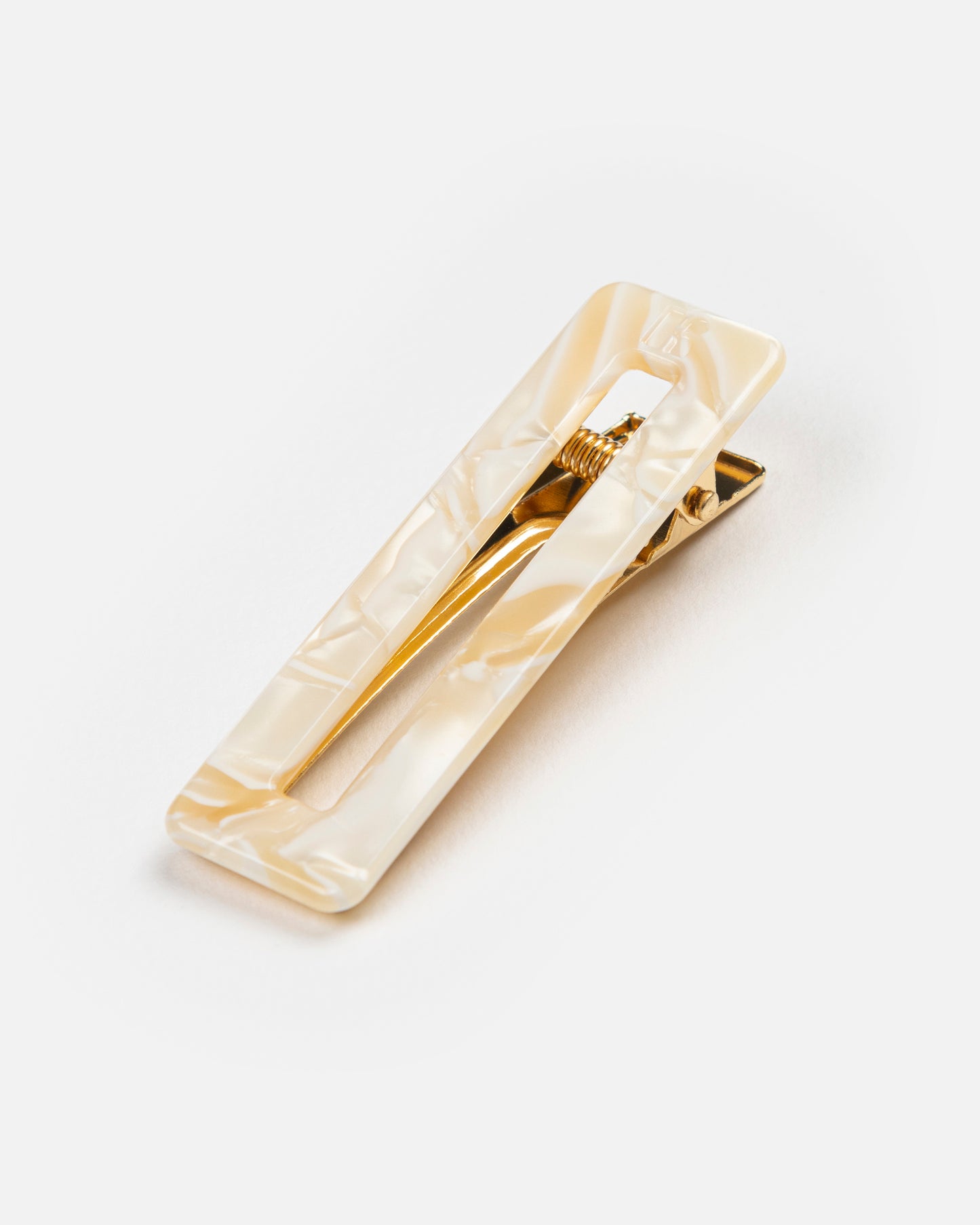 Barrette RECTANGLE - Nude -