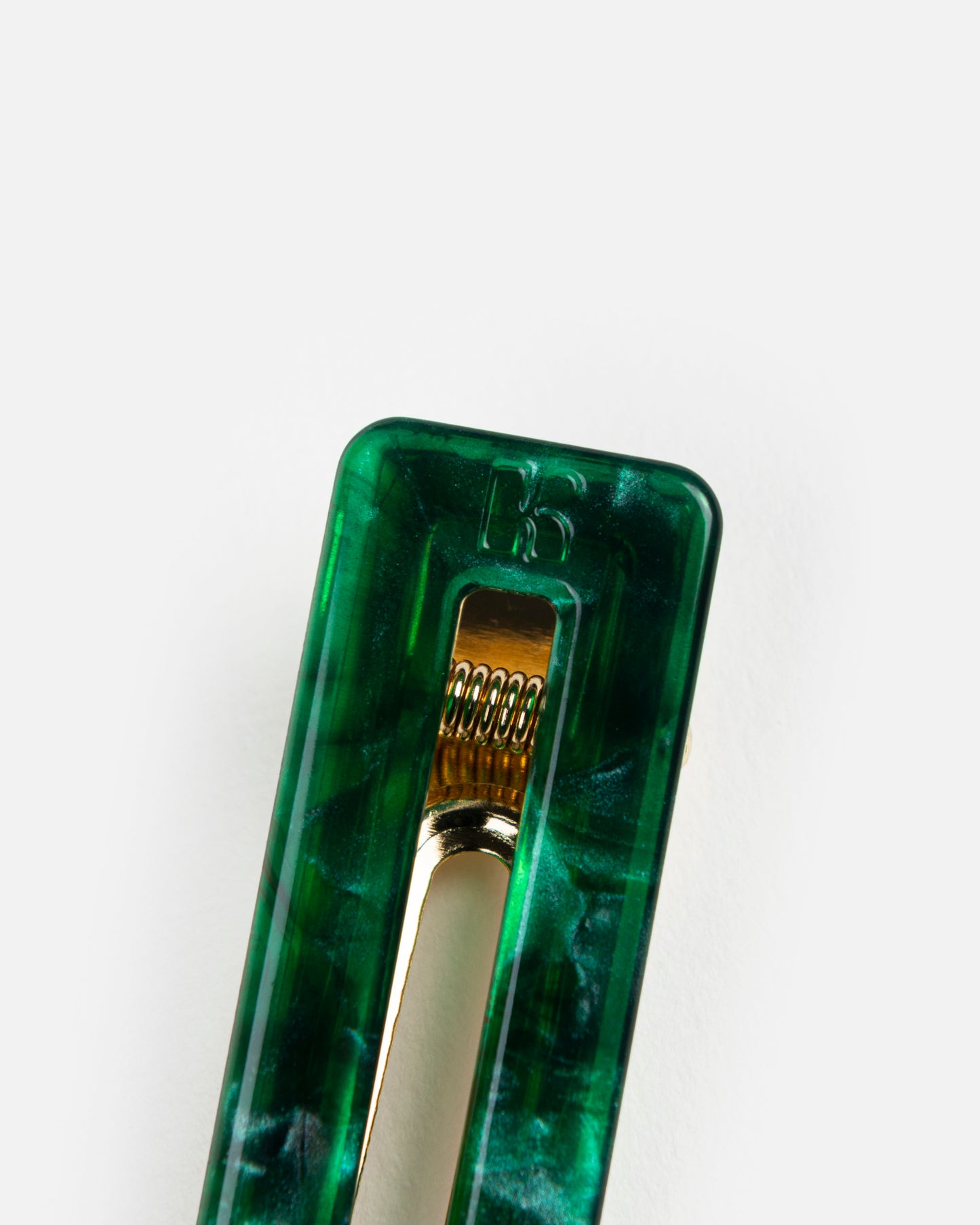 Barrette RECTANGLE - Vert -