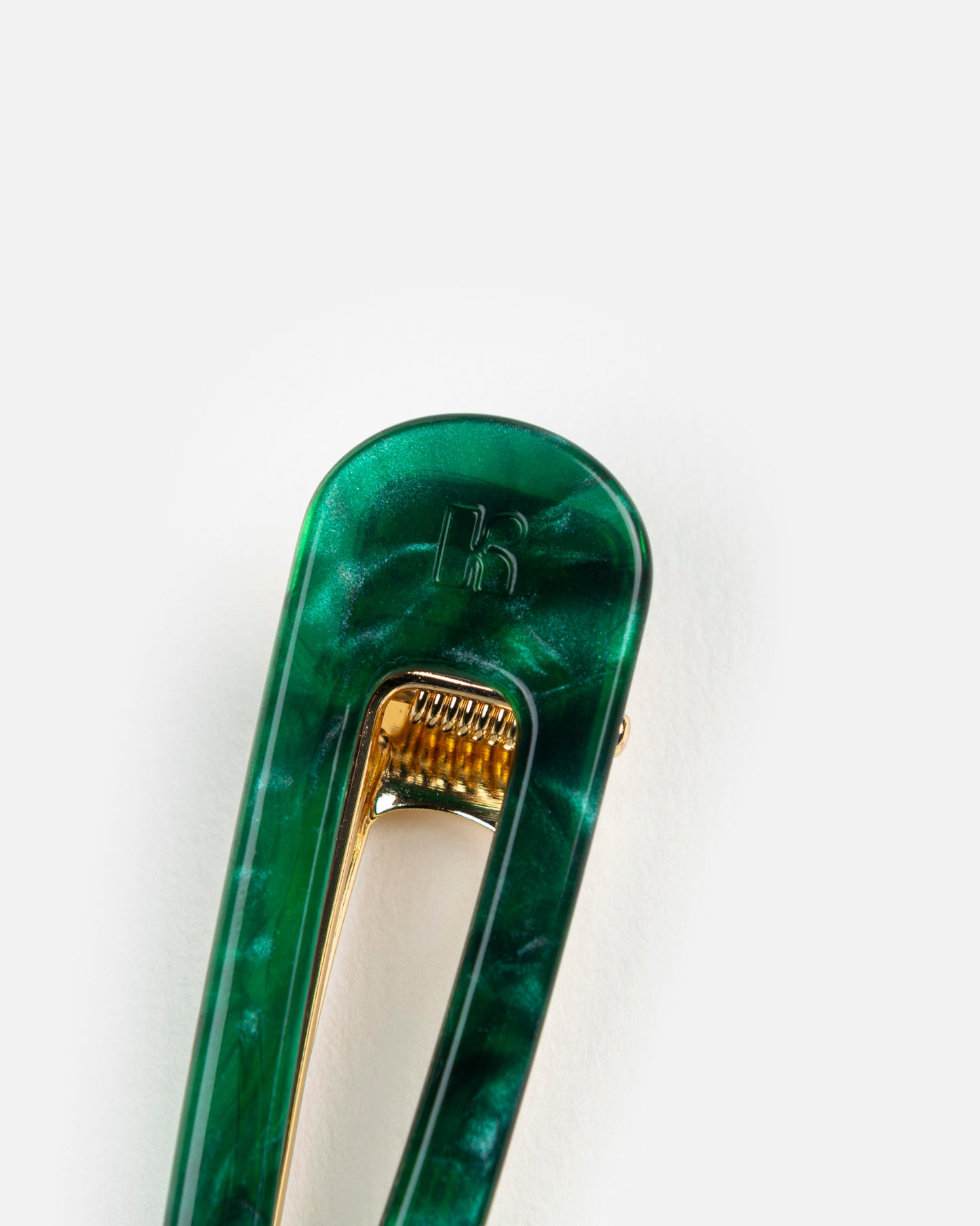 Barrette TRIANGLE - Vert -