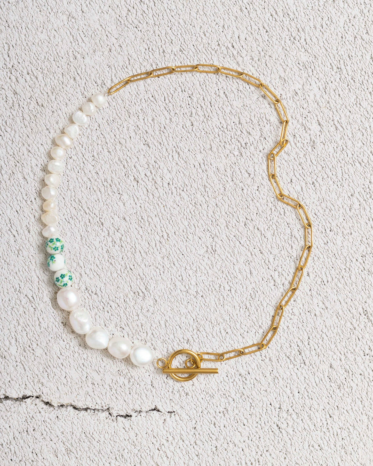 NECKLACE - GREEN CLOUD -