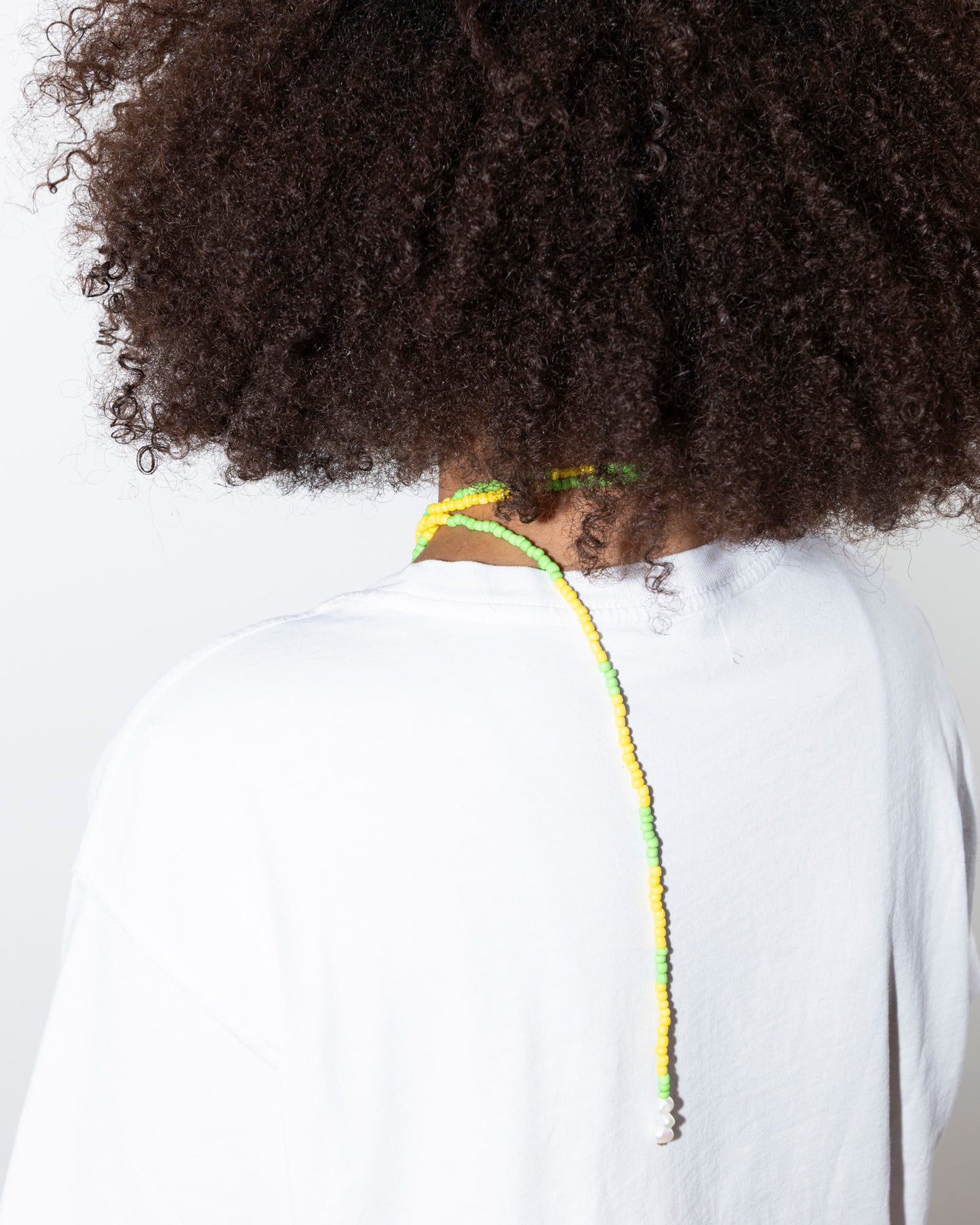 COLLIER - SALT AND PEARLS - Jaune et vert - DROP #4