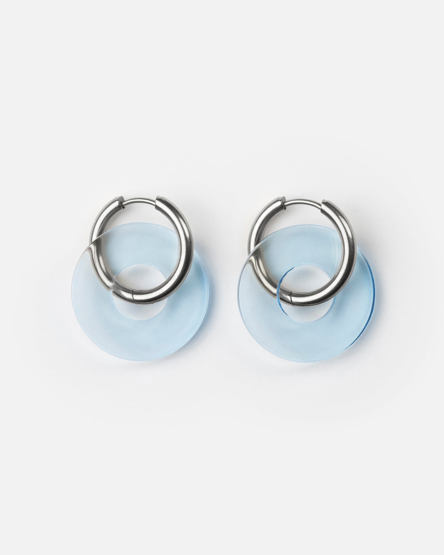 Boucles d'oreilles DONUTS - Bleu -
