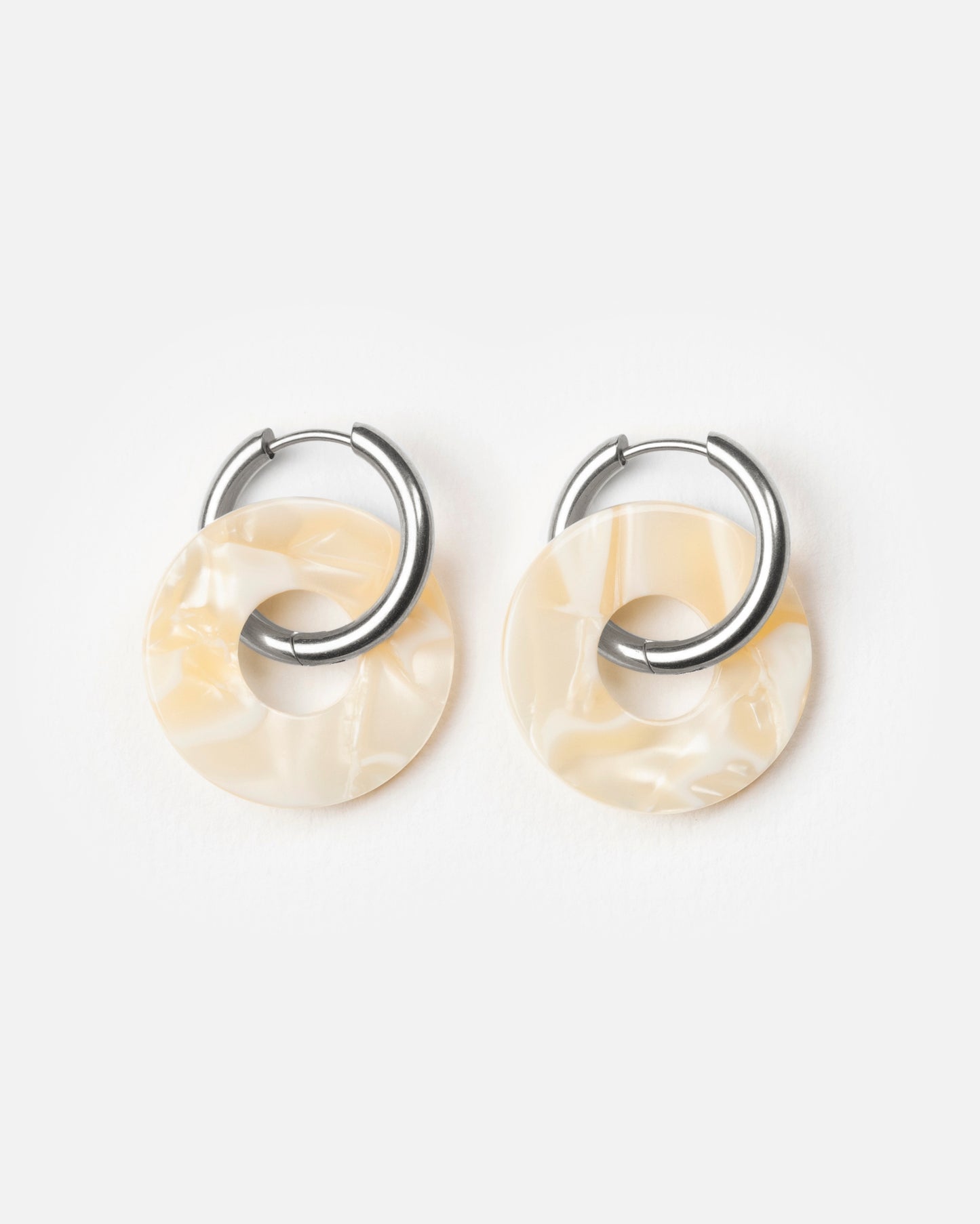 Boucles d'oreilles DONUTS - Nude -