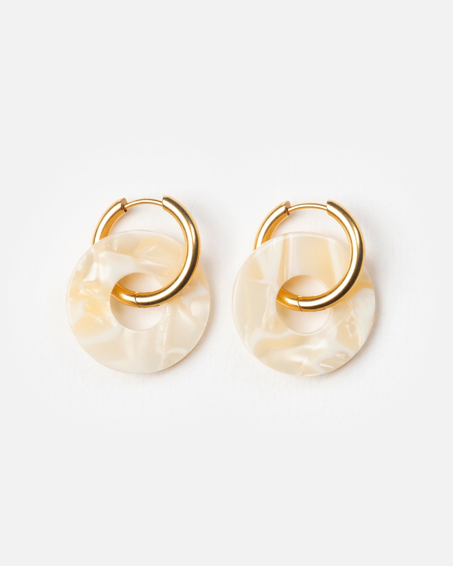 Boucles d'oreilles DONUTS - Nude -