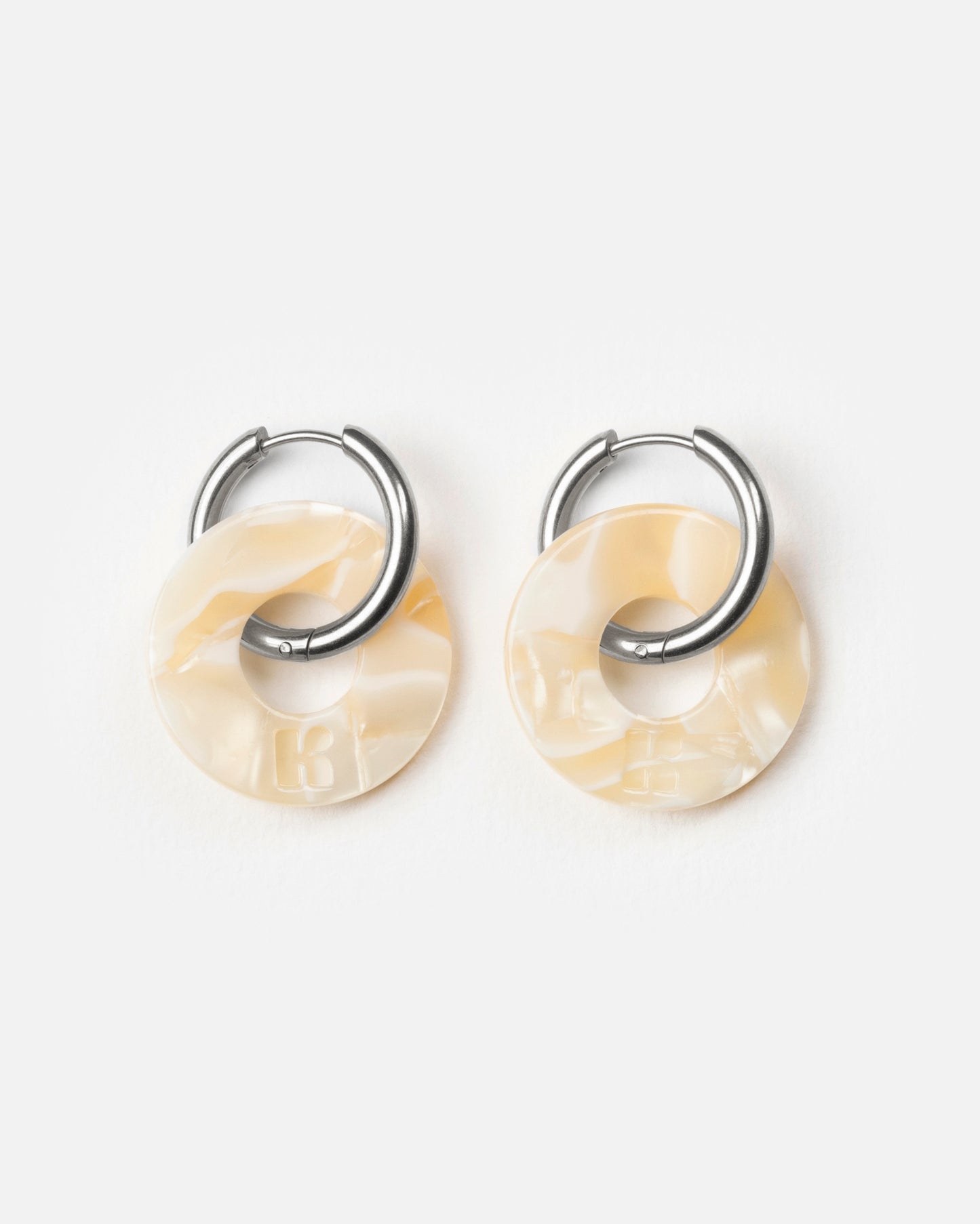 Boucles d'oreilles DONUTS - Nude -