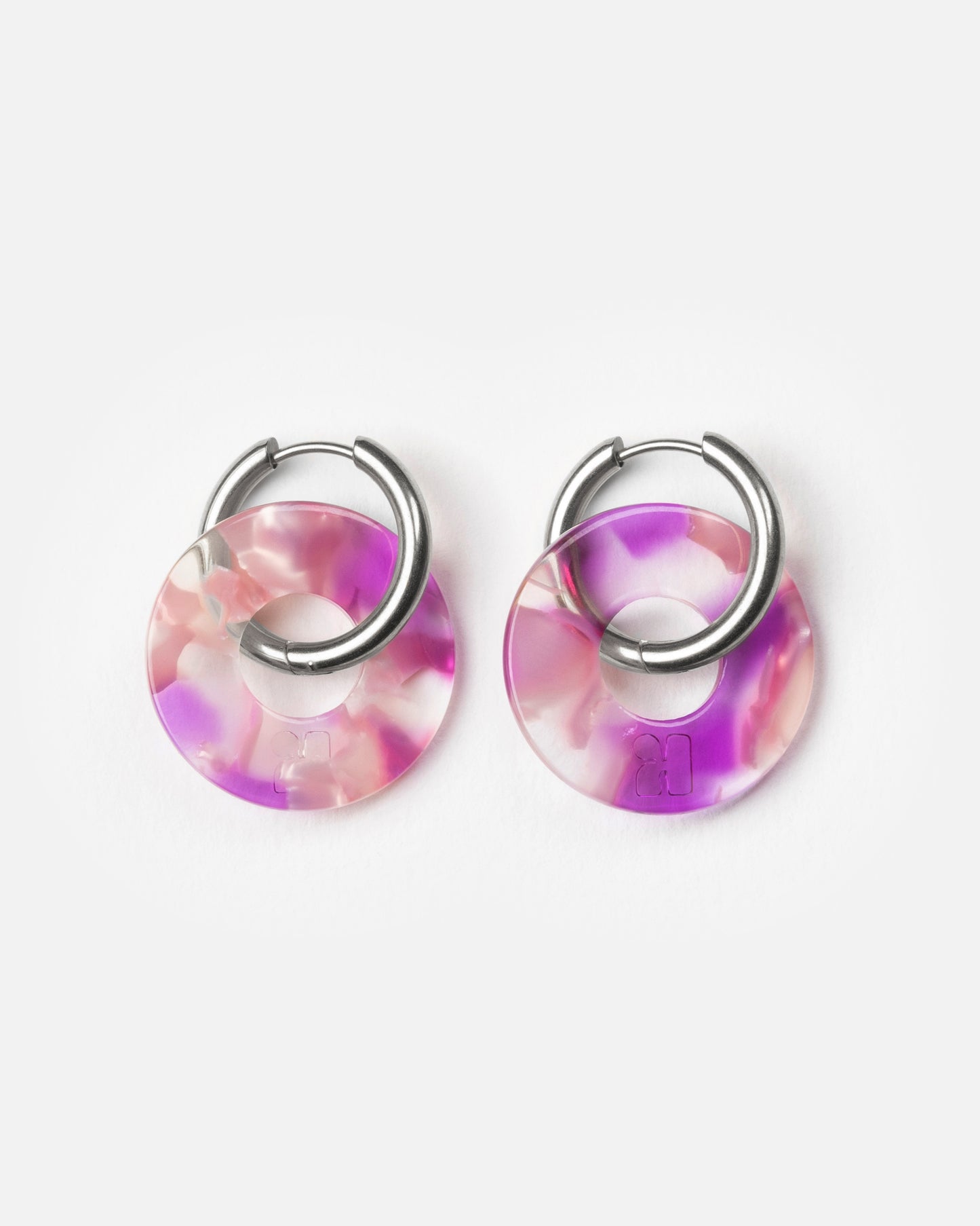 Boucles d'oreilles DONUTS - Pink -
