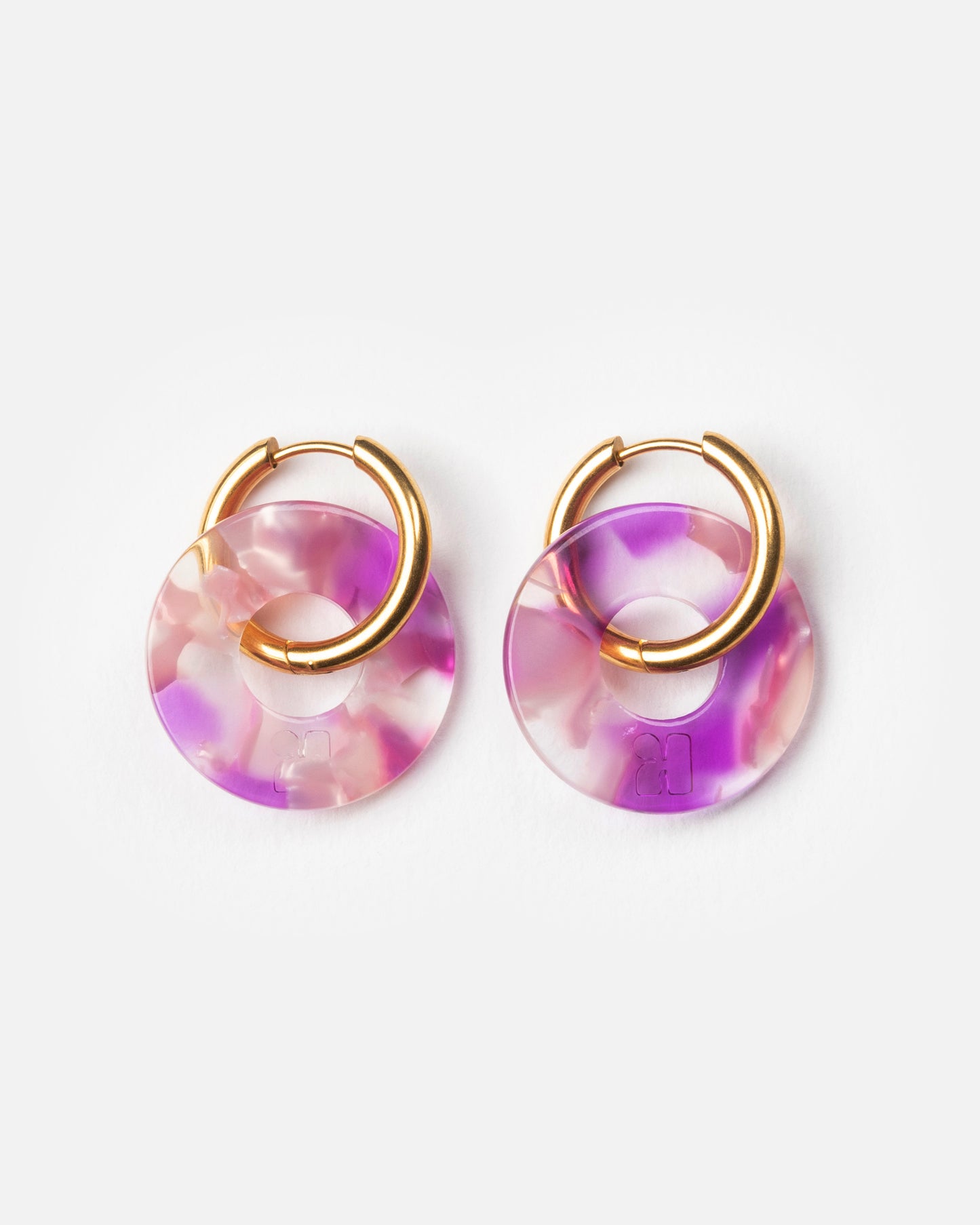 Boucles d'oreilles DONUTS - Pink -