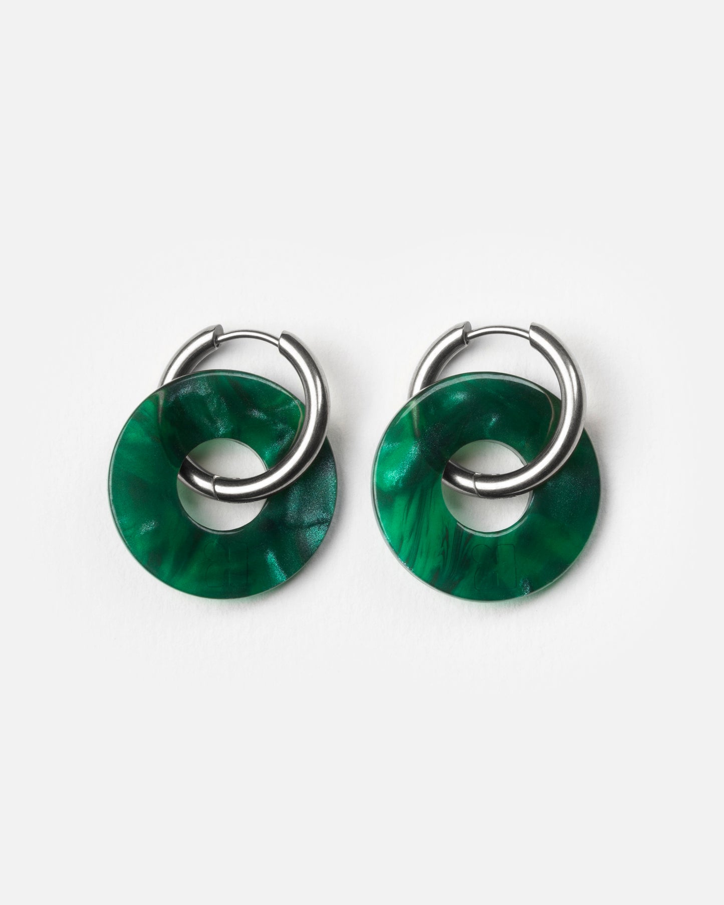Boucles d'oreilles DONUTS - Vert -