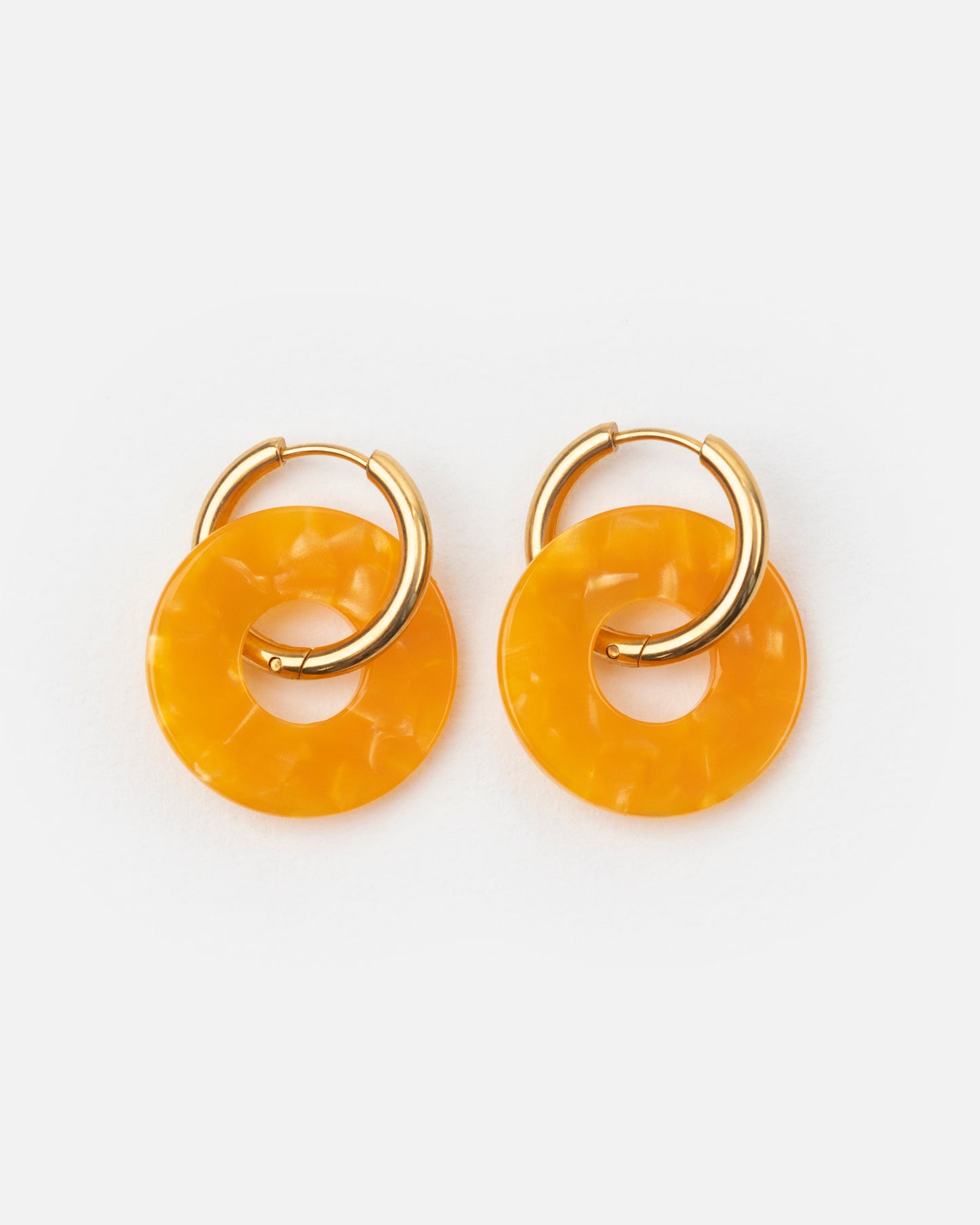 Boucles d'oreilles DONUTS - Abricot -