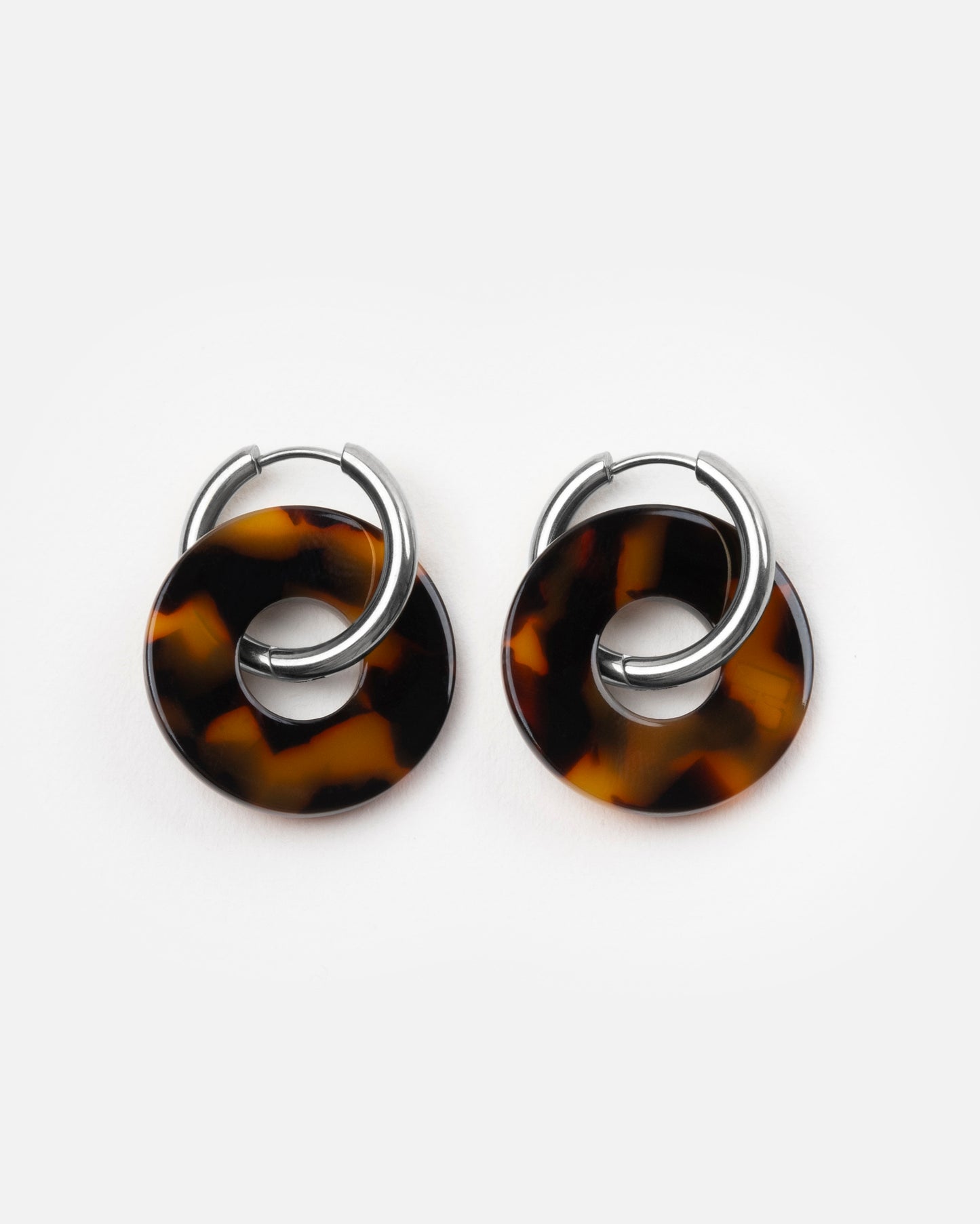 Boucles d'oreilles DONUTS - Écaille -