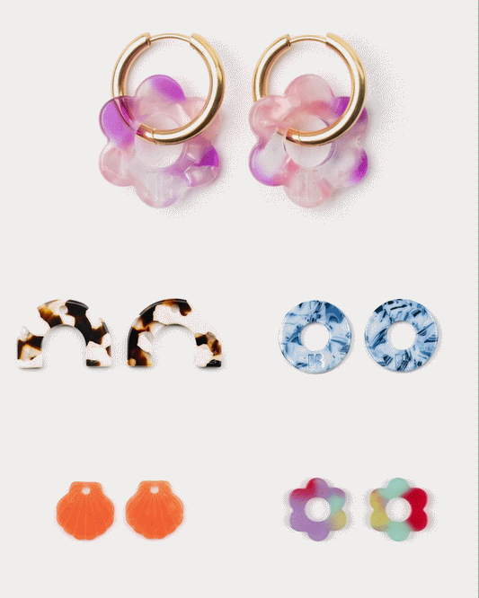 PACK 1 paire + 4 charms au choix