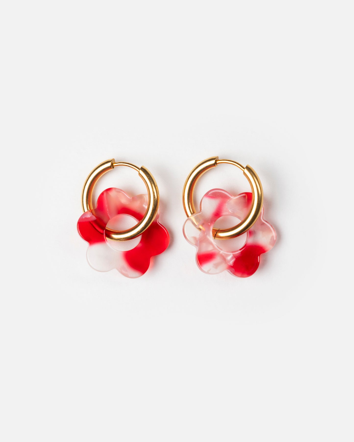 Boucles d'oreilles BABY FLEURETTE - Rouge -