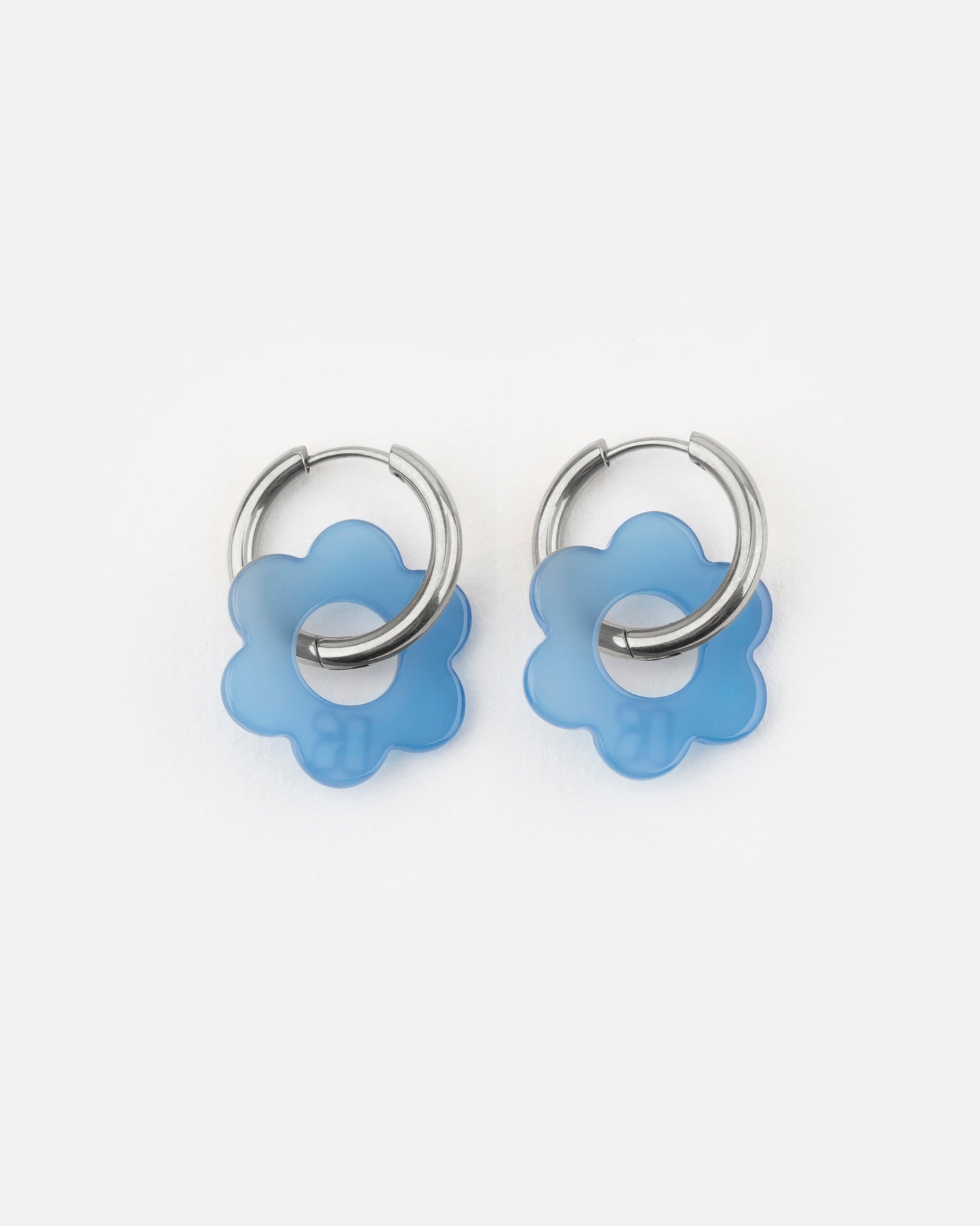 Boucles d'oreilles BABY FLEURETTE - Bleu -