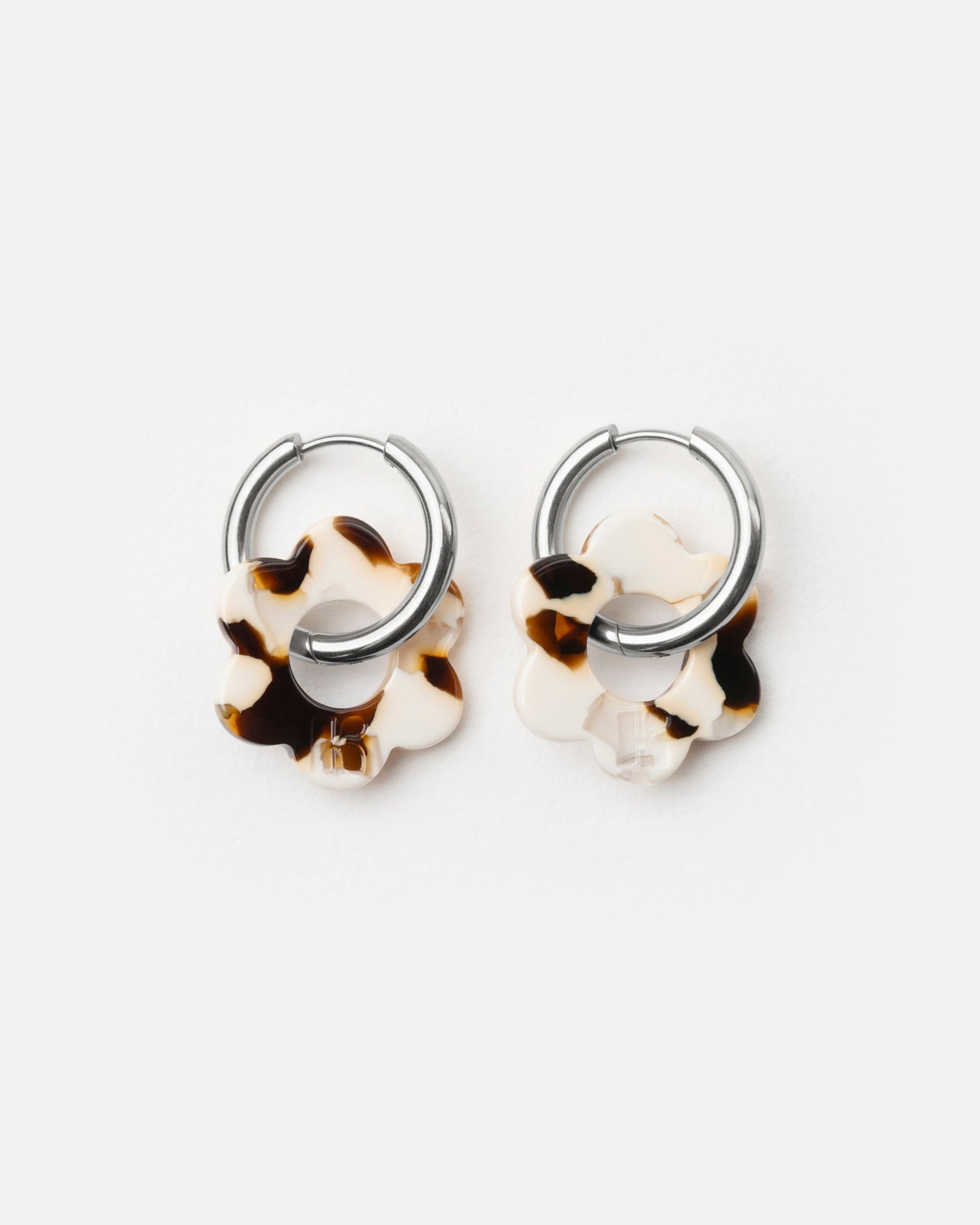 Boucles d'oreilles BABY FLEURETTE - Latte -