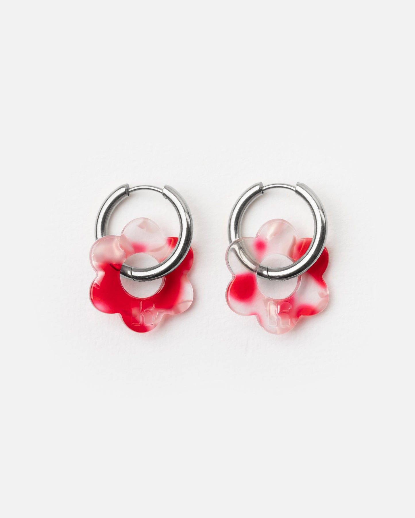 Boucles d'oreilles BABY FLEURETTE - Rouge -