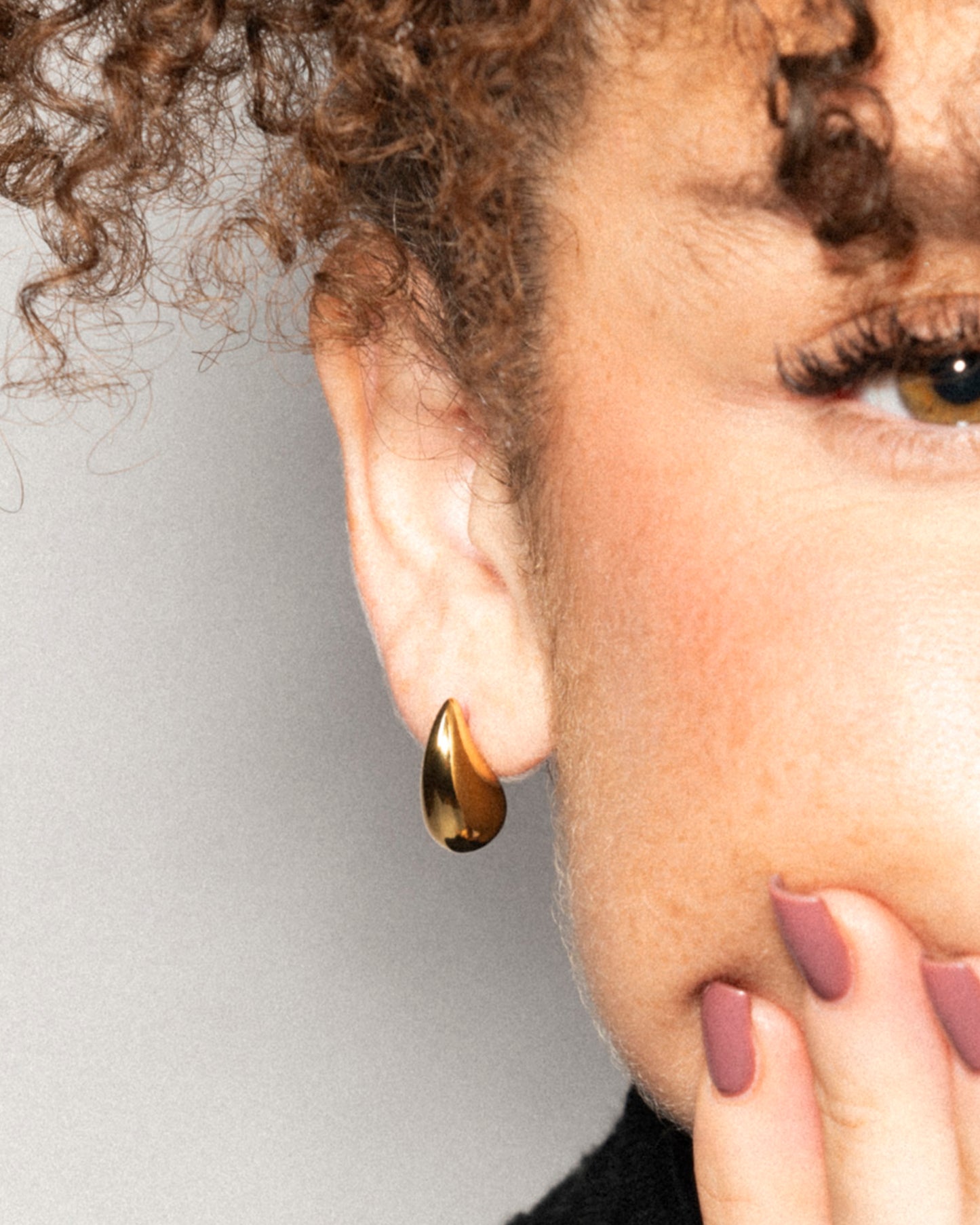 Boucles d'oreilles Mini GOUTTELETTE - Doré -