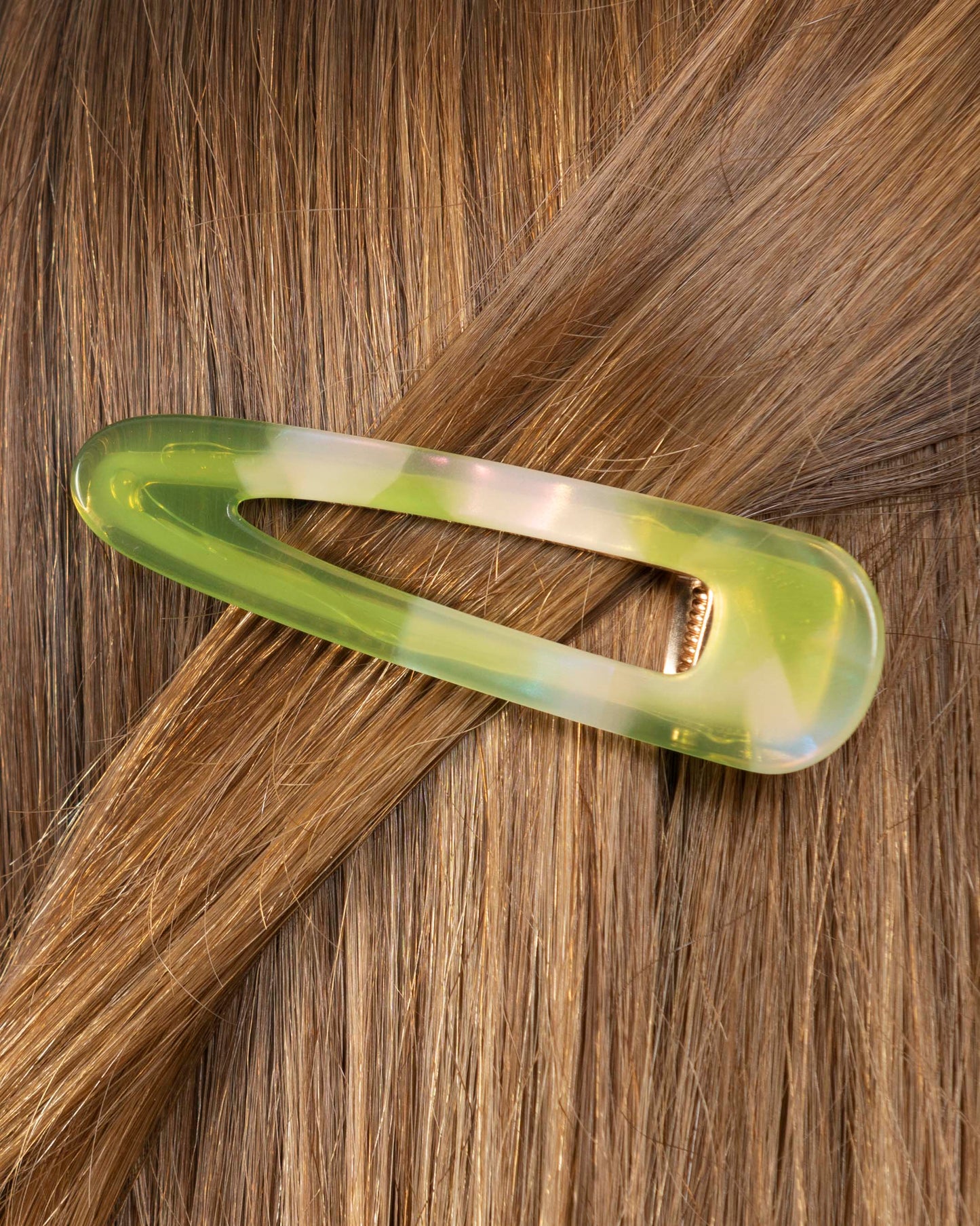 Barrette TRIANGLE - Pomme -