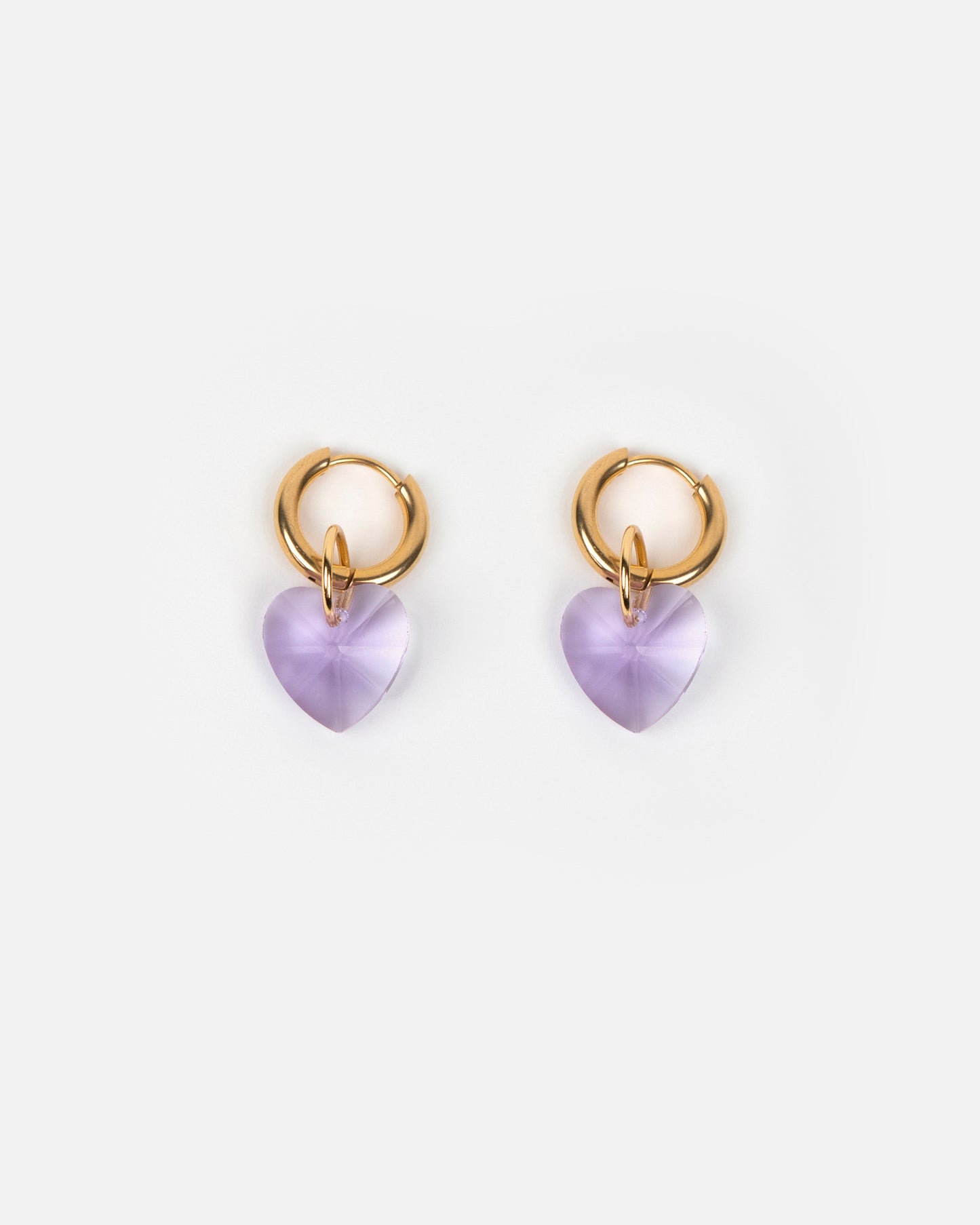 Boucles d'oreilles HEART ATTACK - LAVANDE -