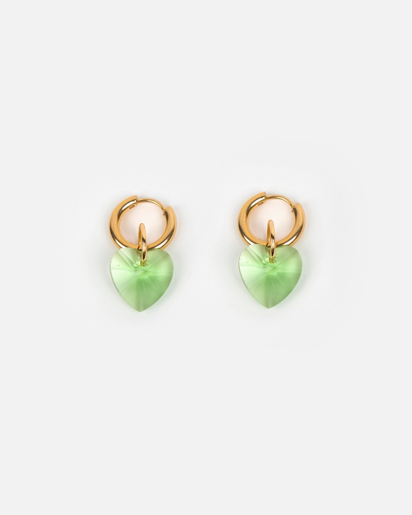 Boucles d'oreilles HEART ATTACK - VERT -