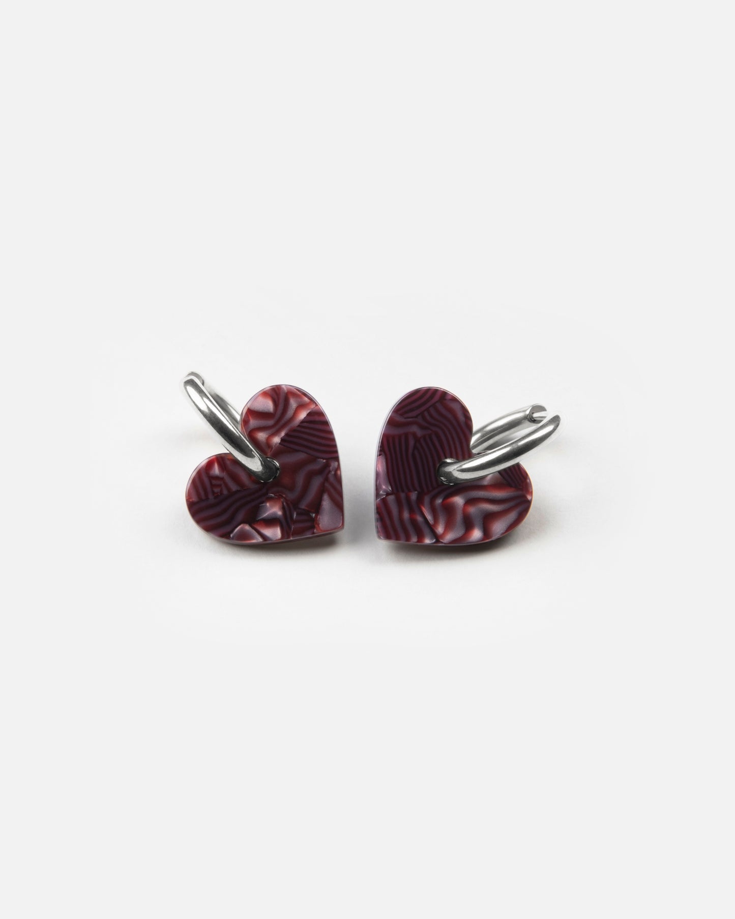 Boucles d'oreilles LOVA LOVA - Lie de vin -