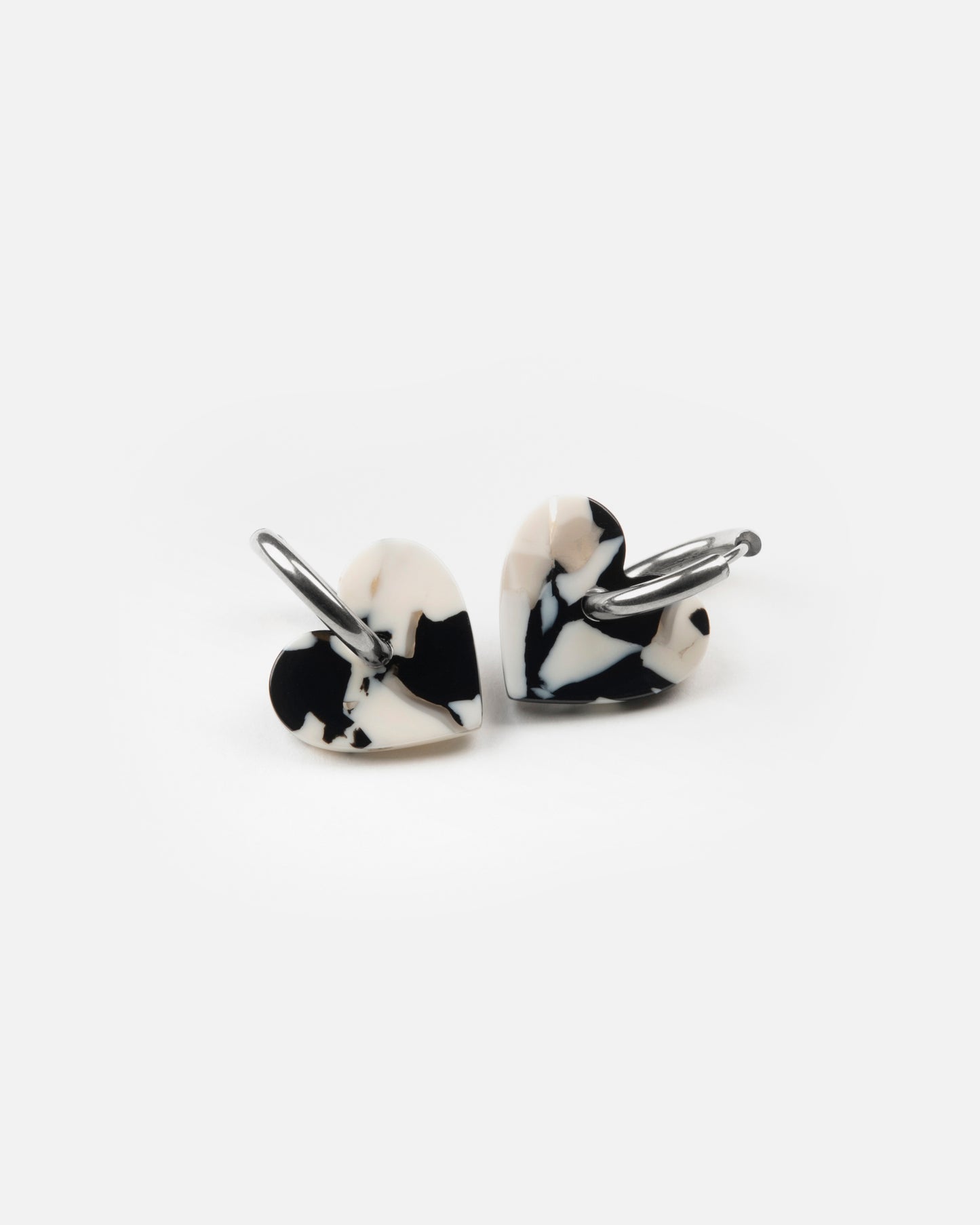 Boucles d'oreilles LOVA LOVA - Noir et Blanc -