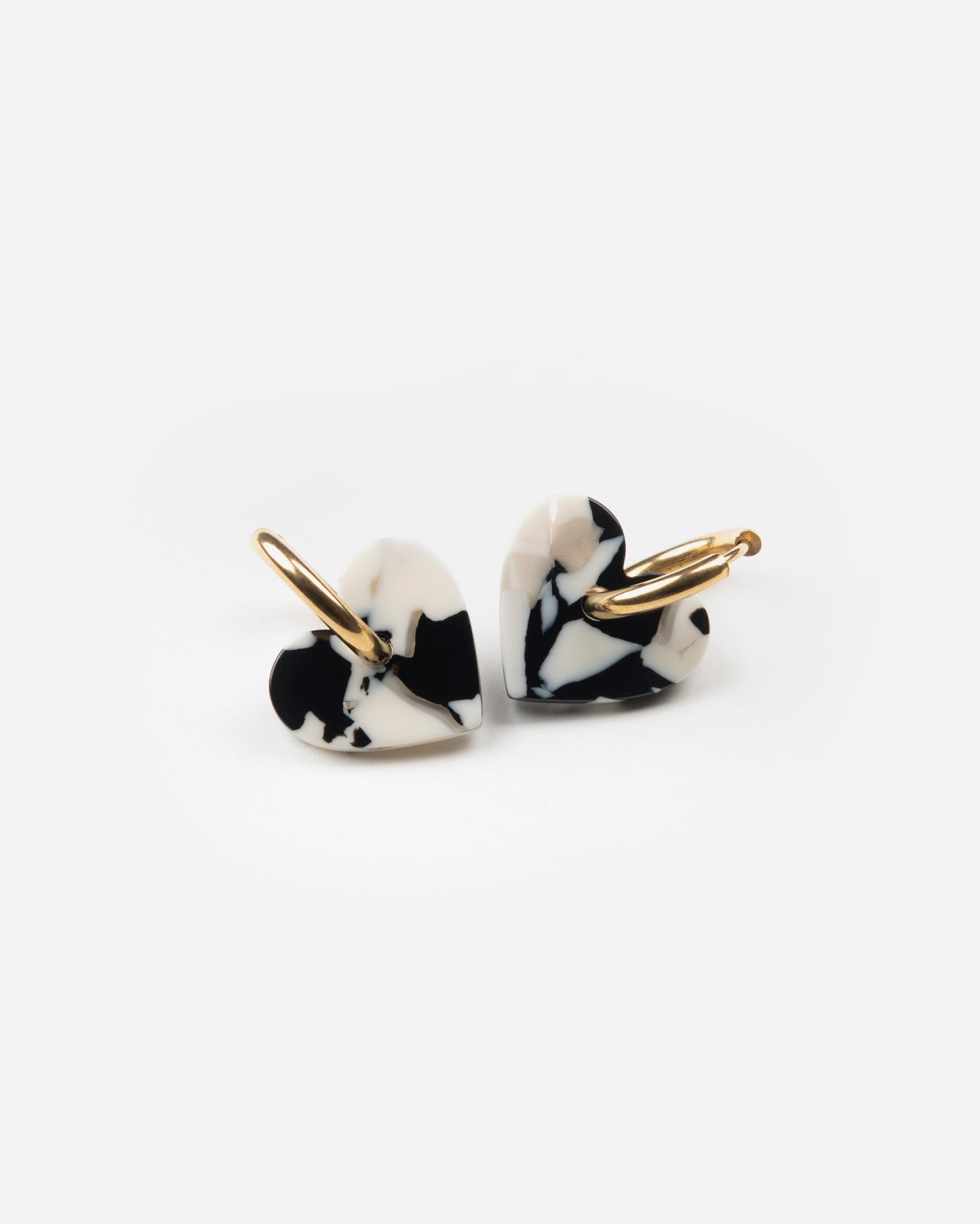 Boucles d'oreilles LOVA LOVA - Noir et Blanc -