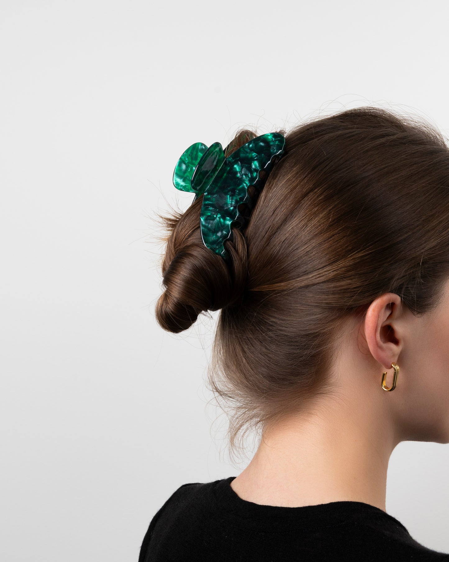 Pince à cheveux - Verte -