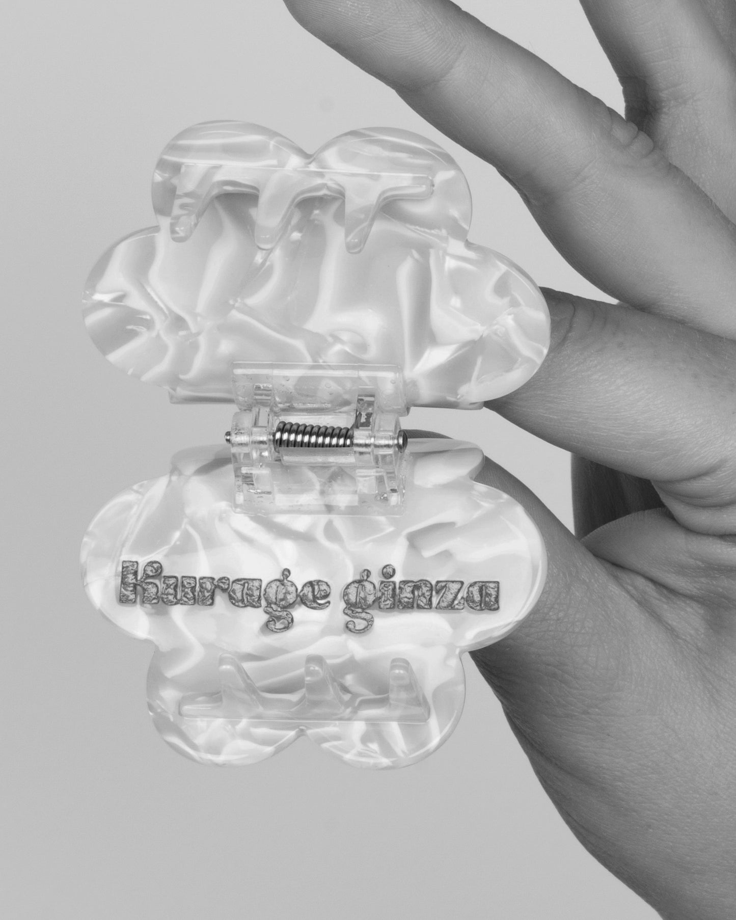 Pince à cheveux FLEURETTE - Lie de vin -