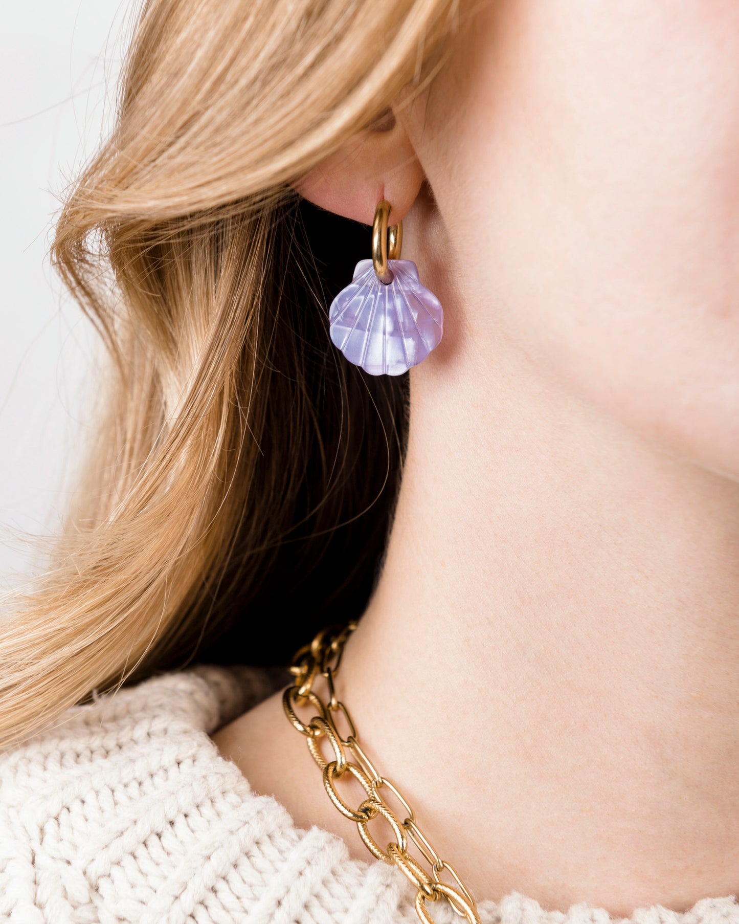 Boucles d'oreilles BABY MERMAID - Athènes -
