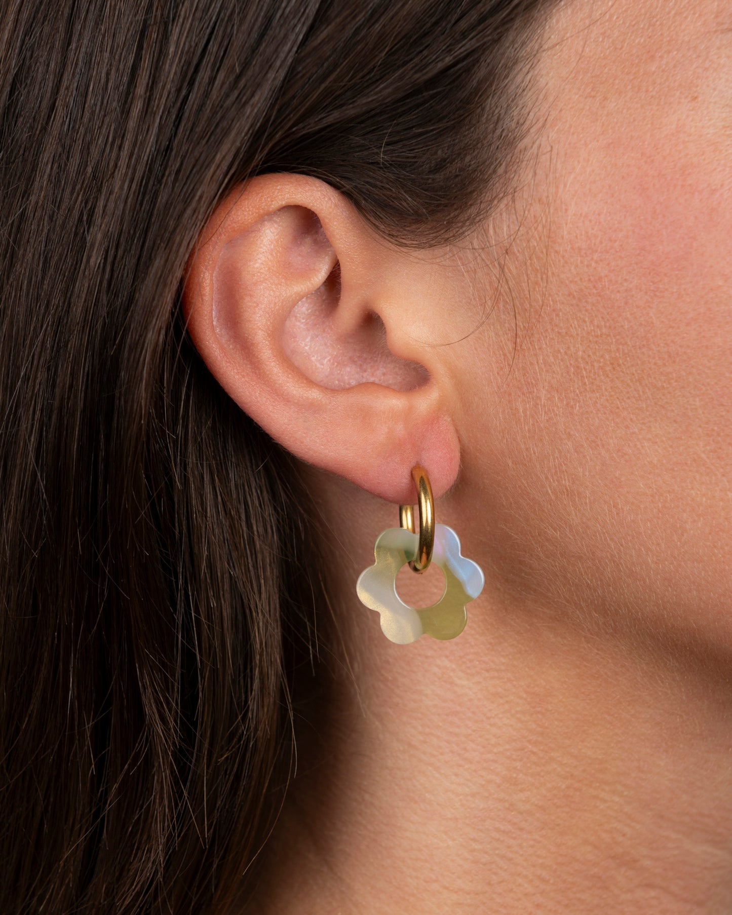 Boucles d'oreilles BABY FLEURETTE - Pomme -