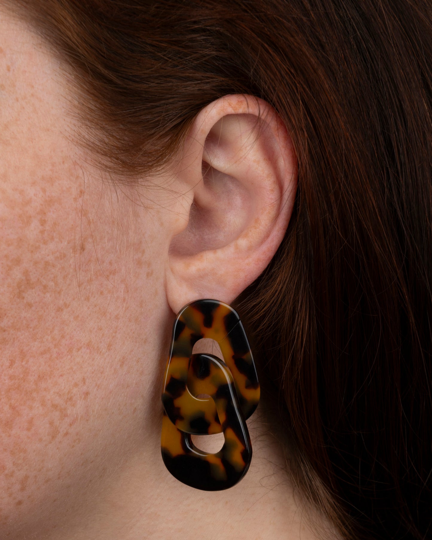Boucles d'oreilles MAILLON - Écaille -