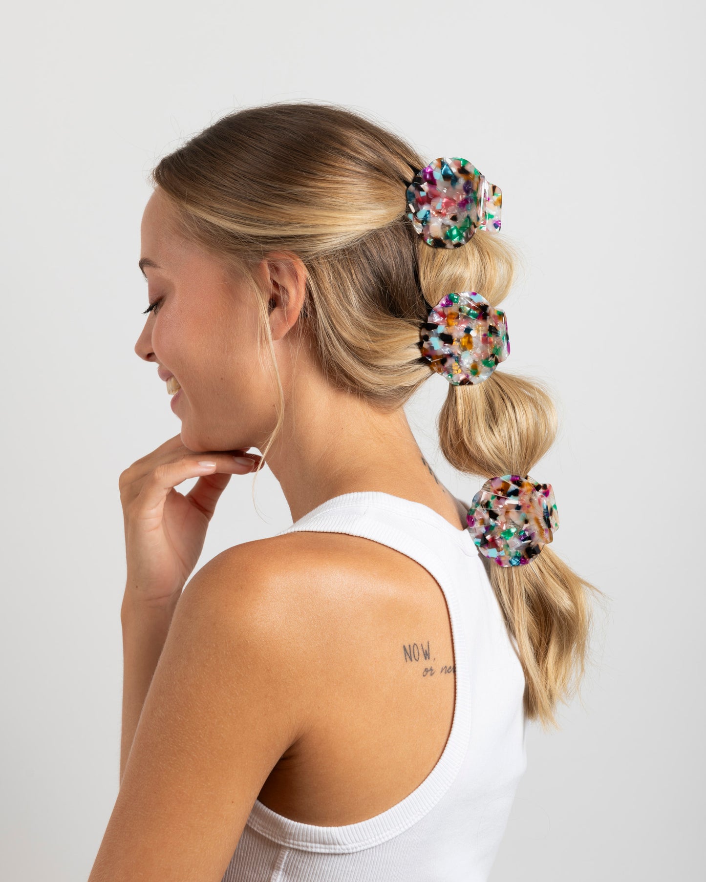 Pince à cheveux MERMAID - confettis -